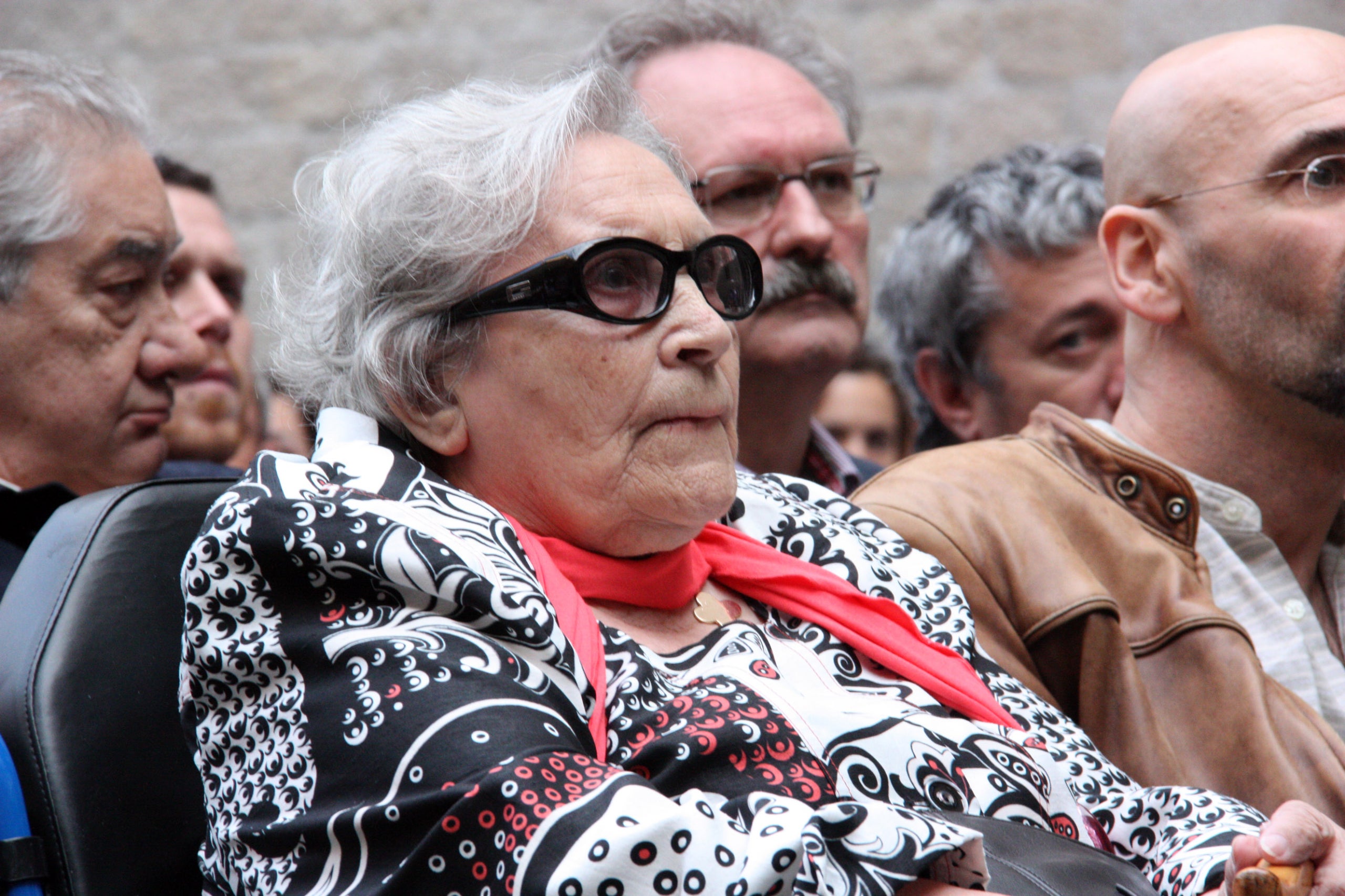 Neus Català, supervivent catalana del camp de concentració nazi de Ravensbrück, en una imatge de l'any 2010 / ACN