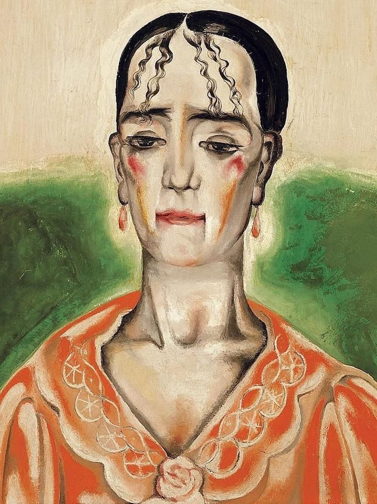 'La española' (1913). María Blanchard | Musée d'Art Moderne de Paris