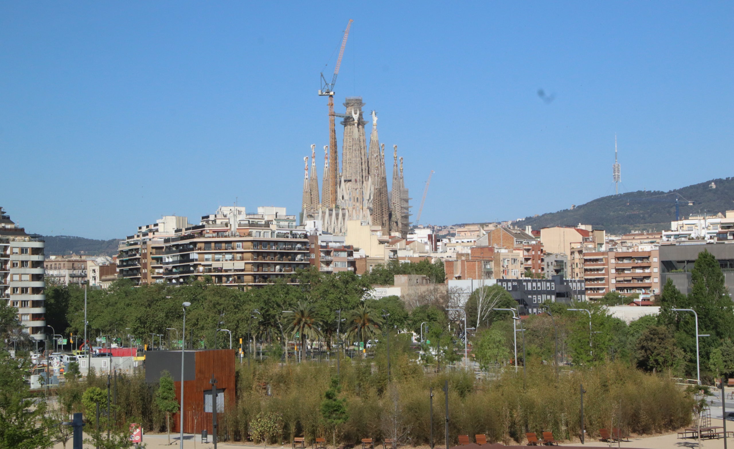 El nou parc de les Glòries s'estrenarà aquest dissabte posant punt final a 20 anys d'obres / Gerard Ullastre (ACN)