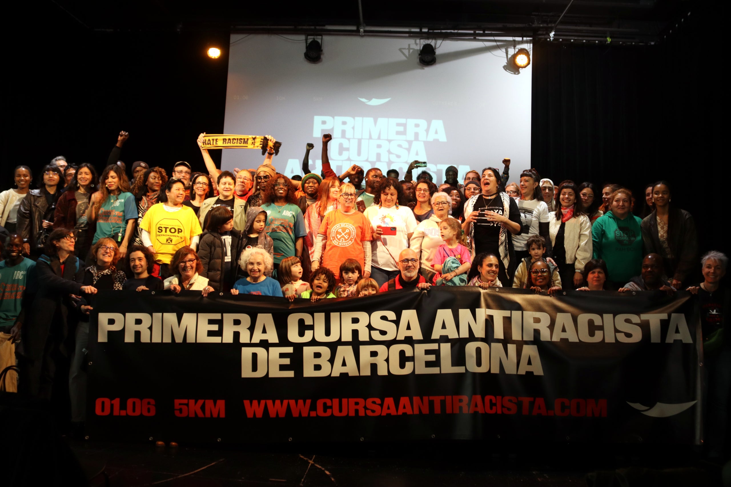 Top Manta impulsa una carrera antirracista en Barcelona. | Nazaret Romero (ACN)