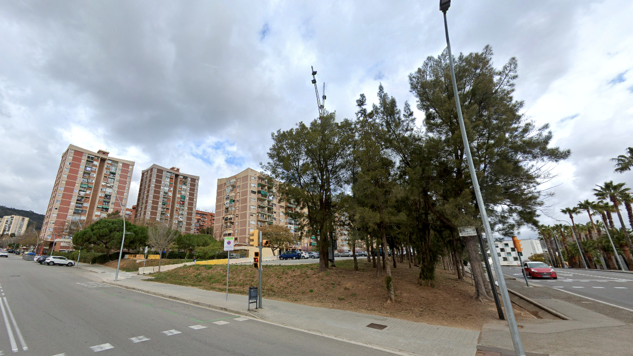 La zona on es preveien els habitatges / Google