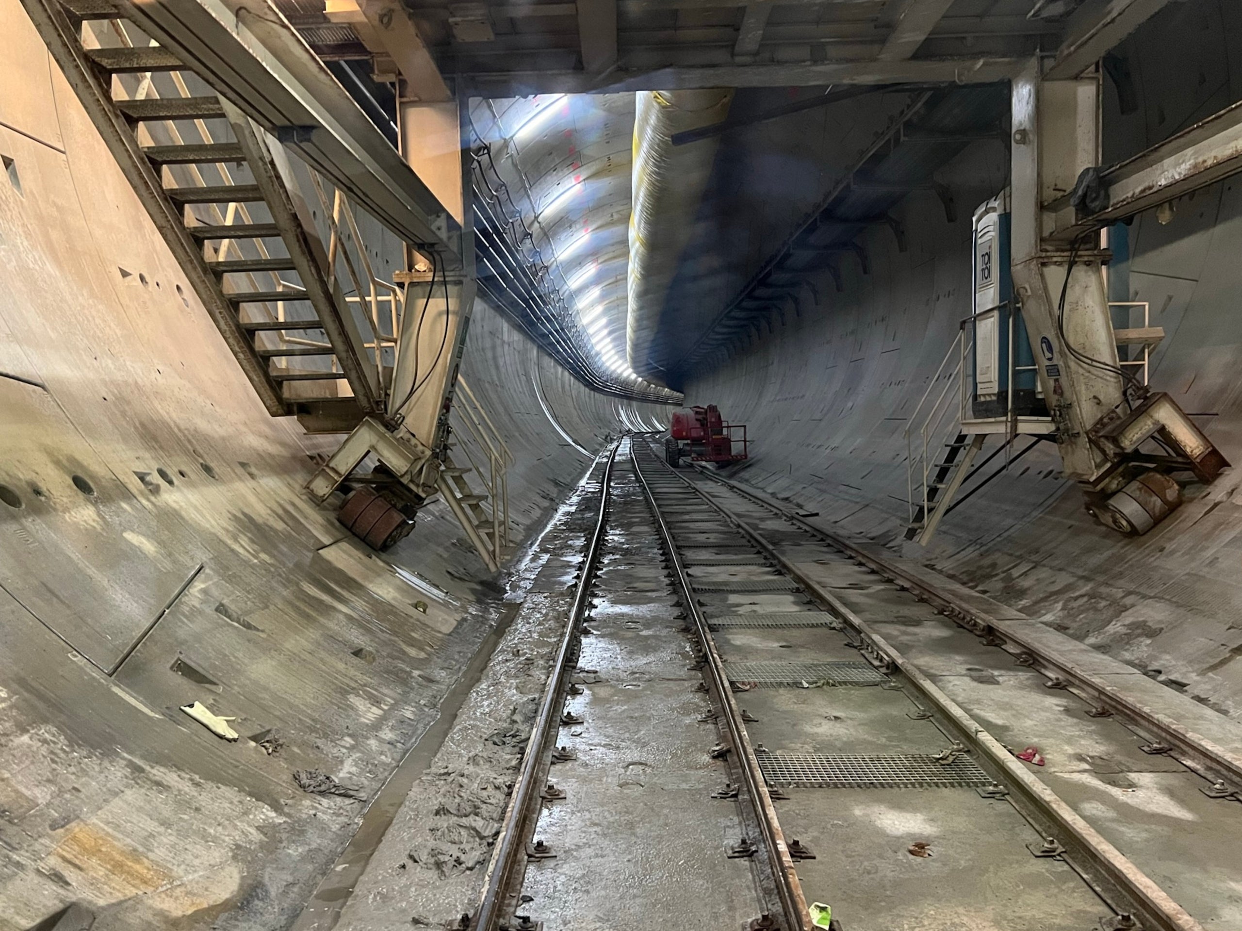 El túnel del tram central de la línia L9 de metro / ACN
