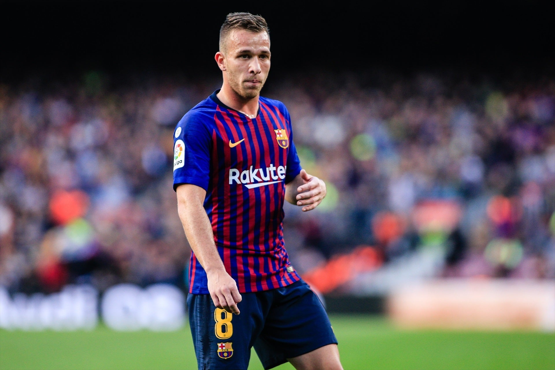 El jugador Arthur Melo quan jugava al Barça / Europa Press