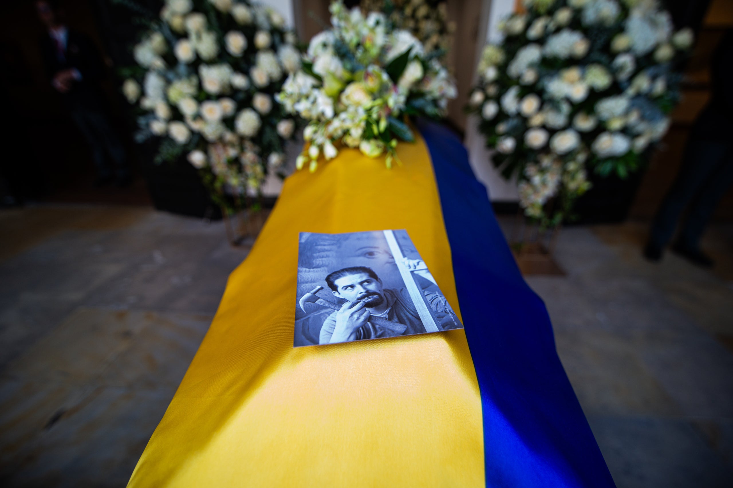 Funeral de l'artista Fernando Botero a Bogotà el 25 de setembre del 2023/ Sebastian Barros / Longvisual Via / Dpa