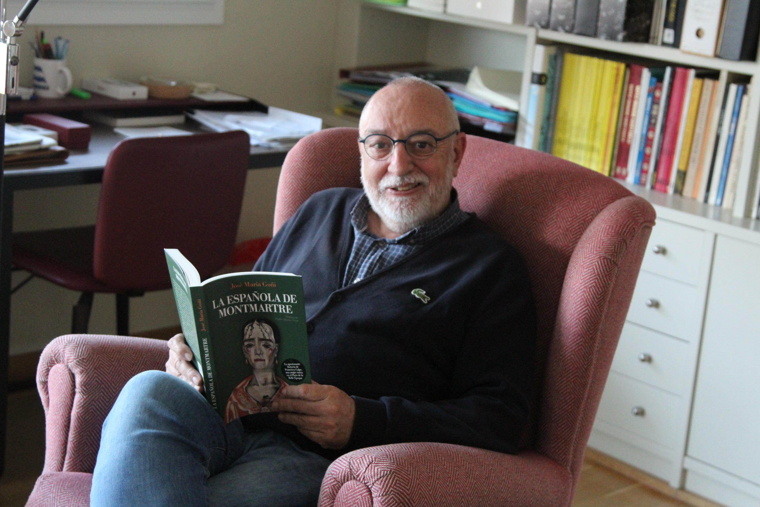 José María Goñi, nieto de Francisca Calpe y autor de la novela 'La española de Montmartre' / A.R.