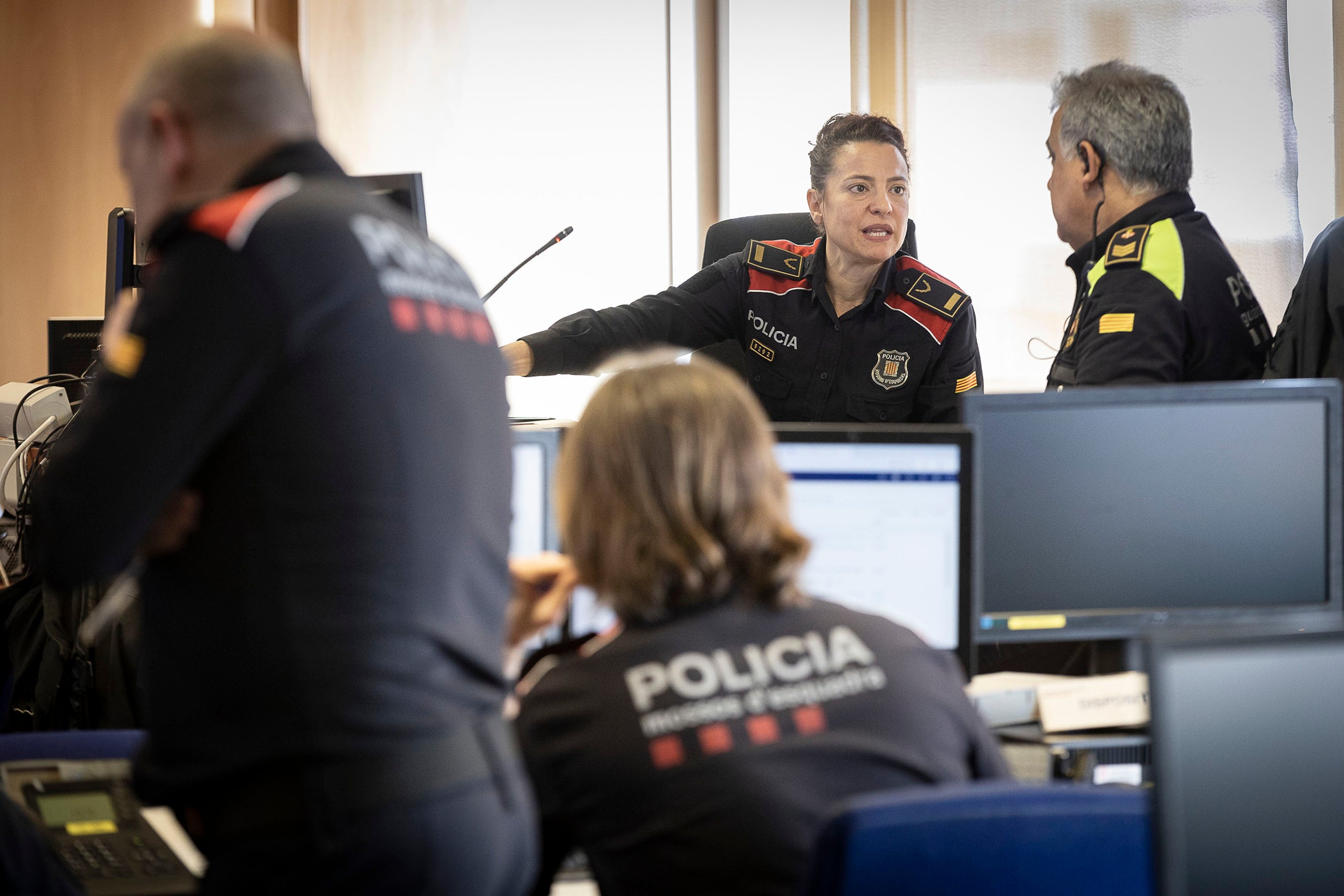 copmandaments mossos d'esquadra, policia, col-laboració policial amb policia nacional
