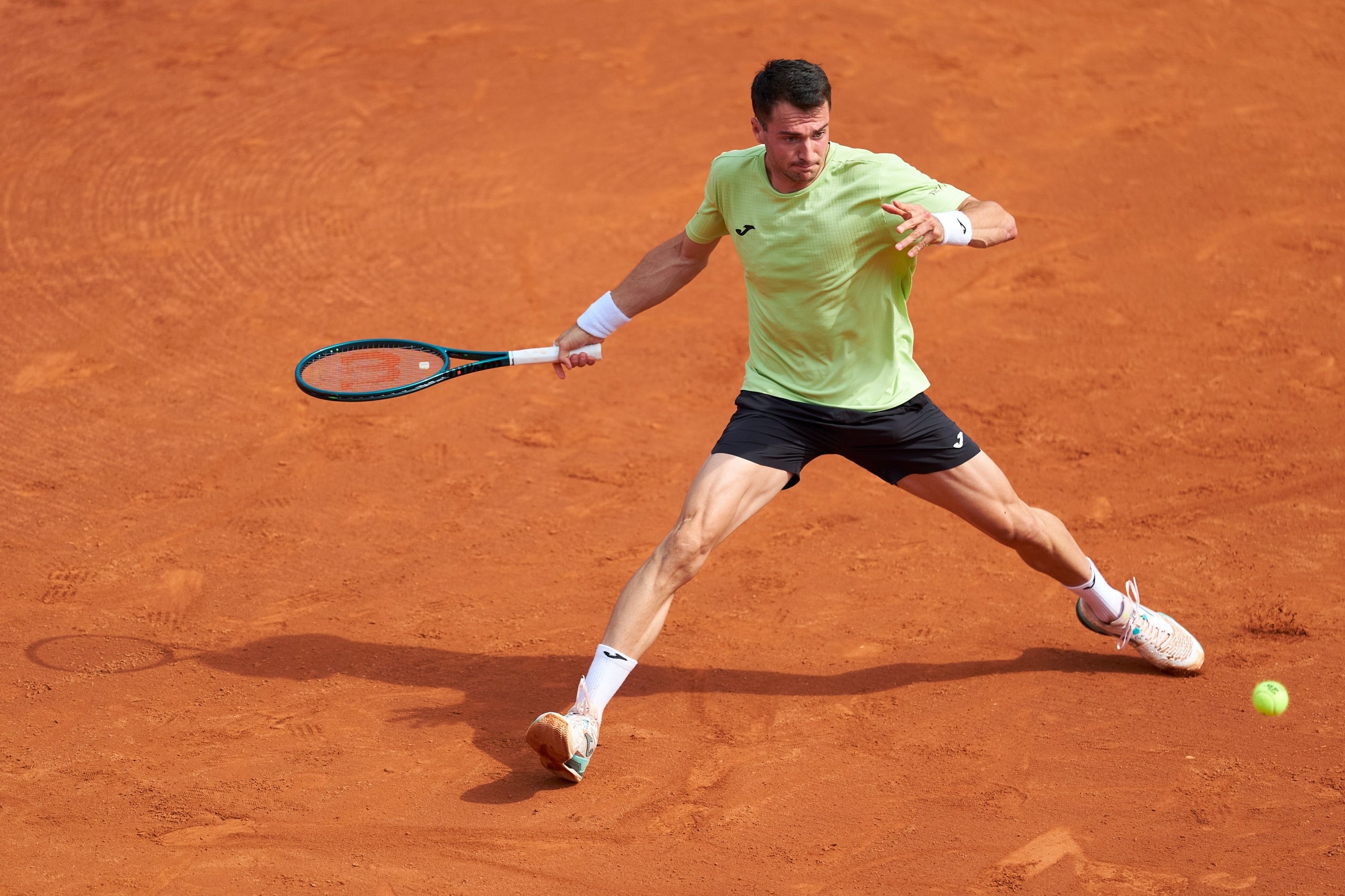 Un partit del Trofeu Comte de Godó, aquest dilluns / Barcelona Open Banc Sabadell