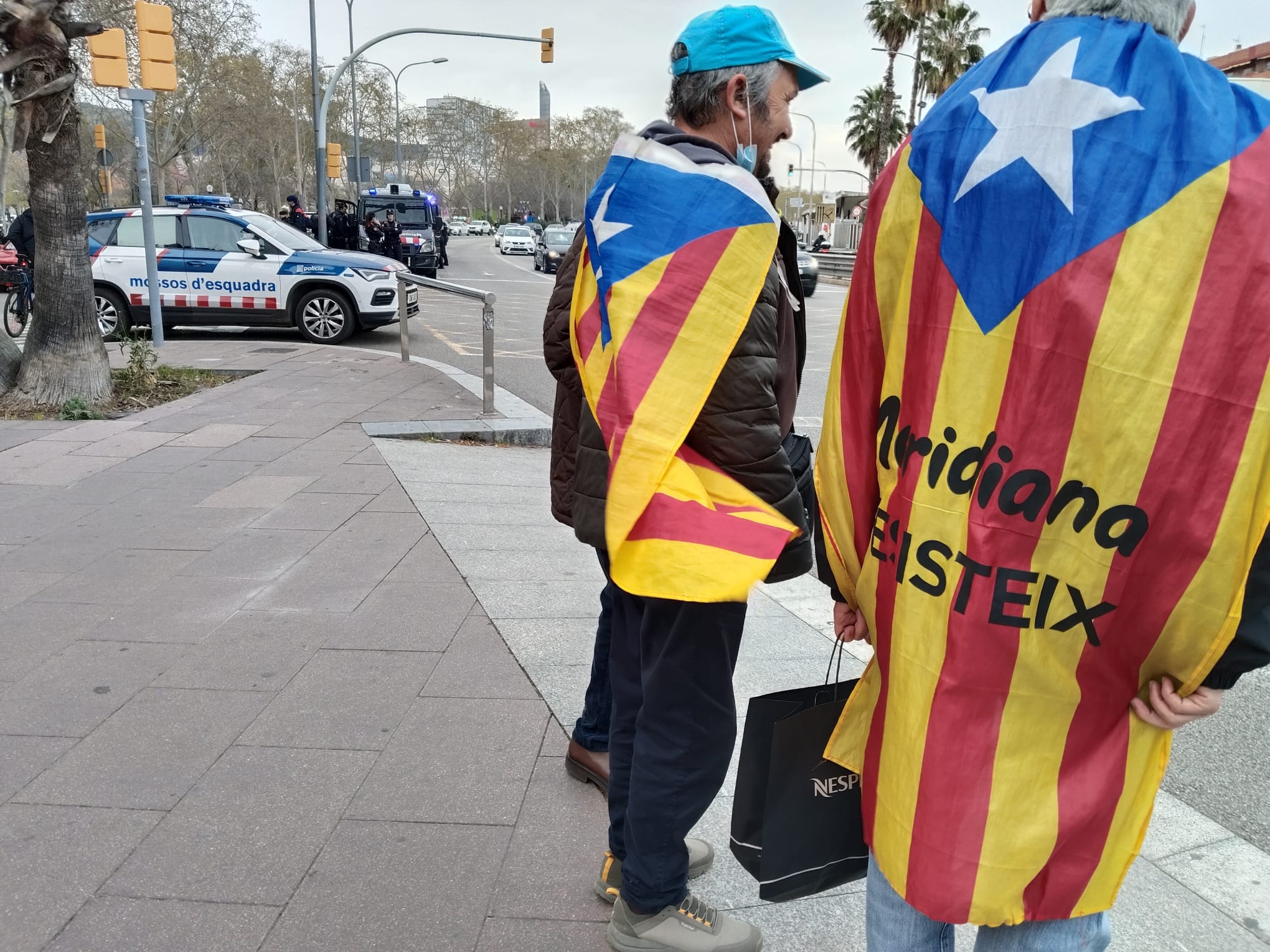 Meridiana Resisteix ha arribat als 1.714 dies de lluita sense poder tallar aquesta artèria barcelonina / G.G.