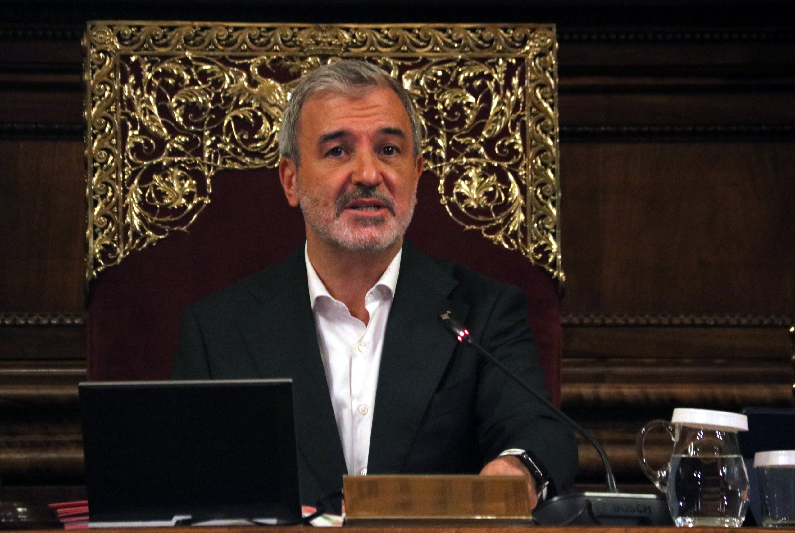 Jaume Collboni al Ple de divendres | Pol Solà (ACN)