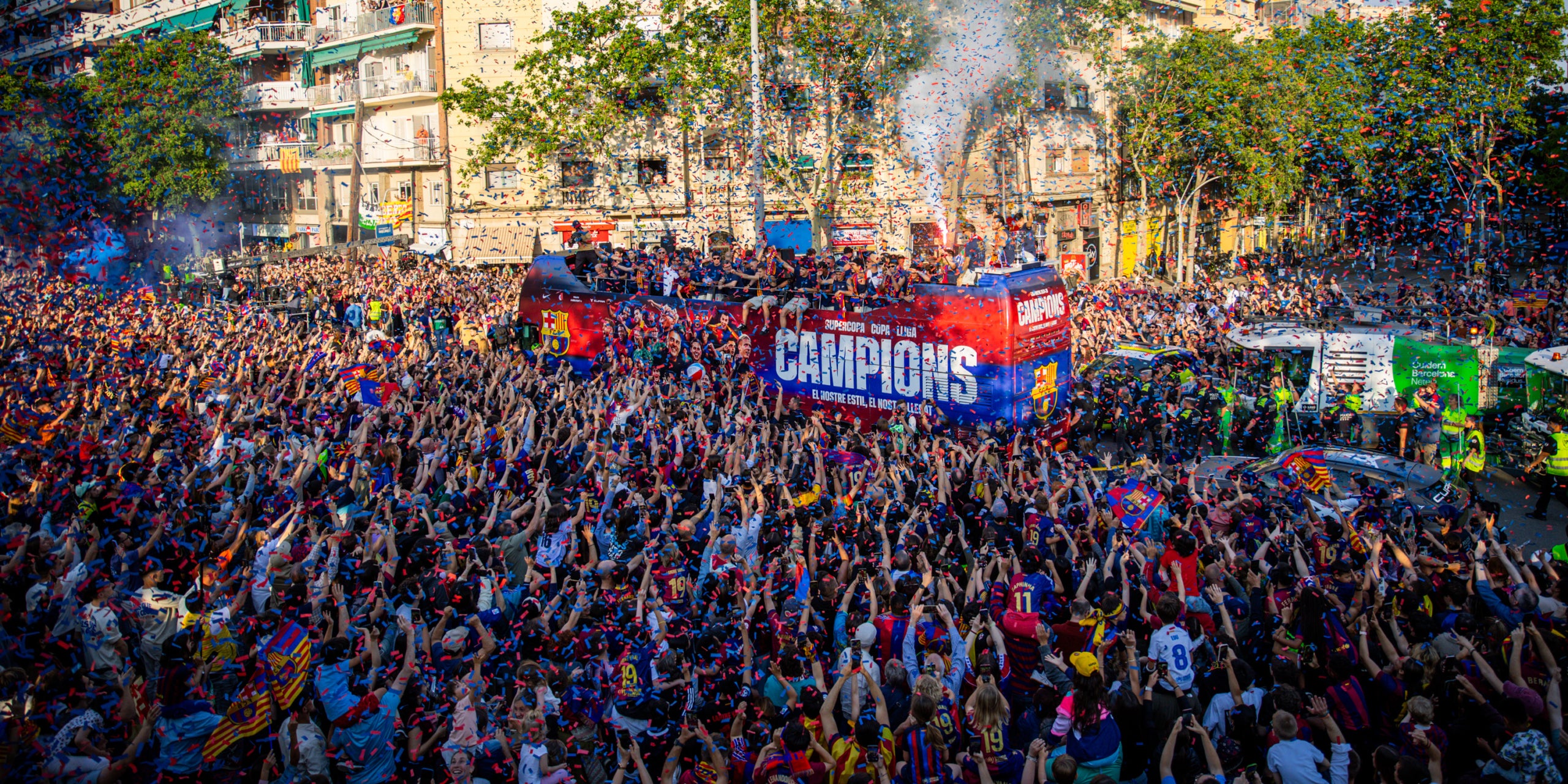 Rua del Barça pels carrers de Barcelona, aquest maig / FC Barcelona 