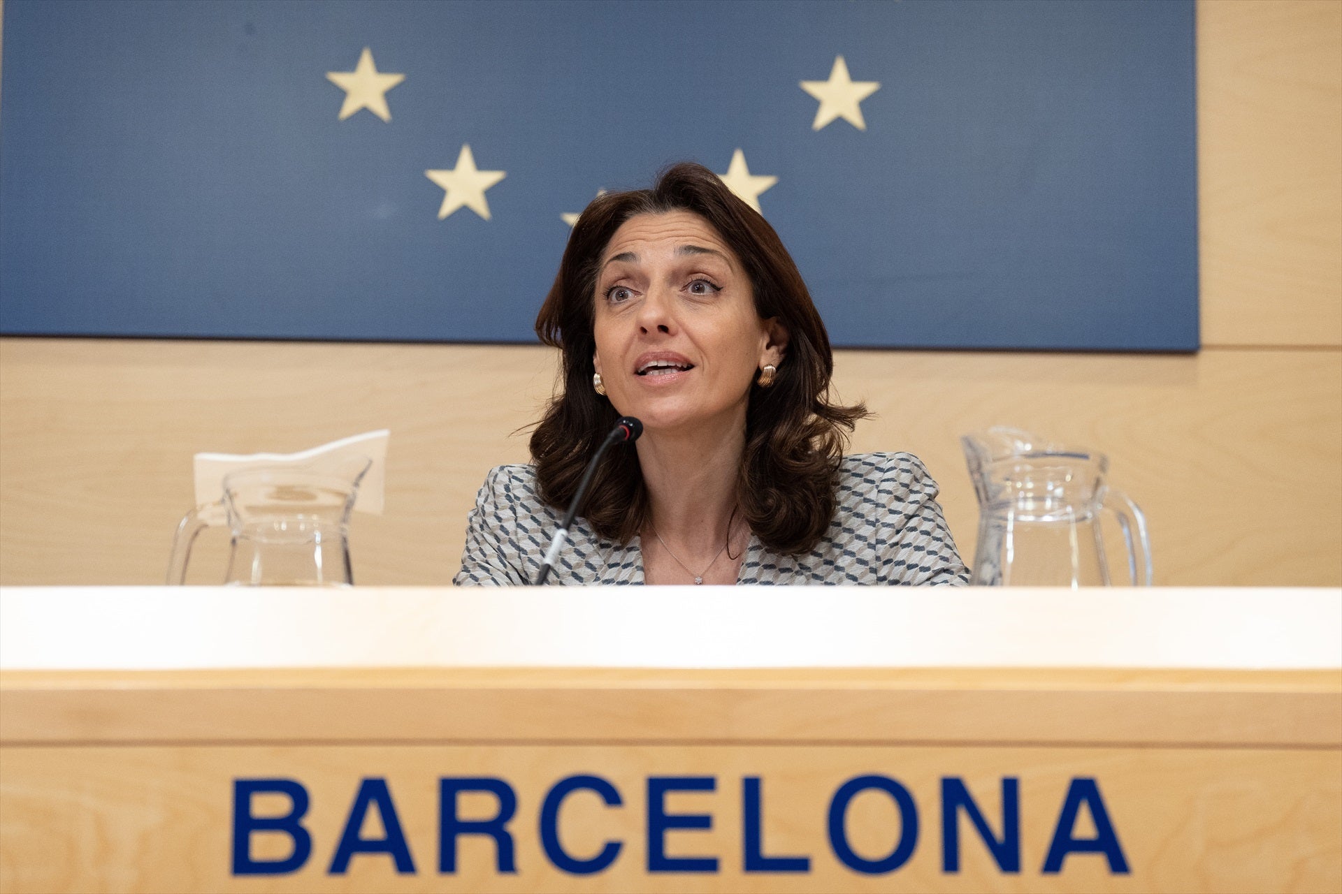 La europarlamentaria Tinagli en Barcelona | David Zorrakino / Europa Press