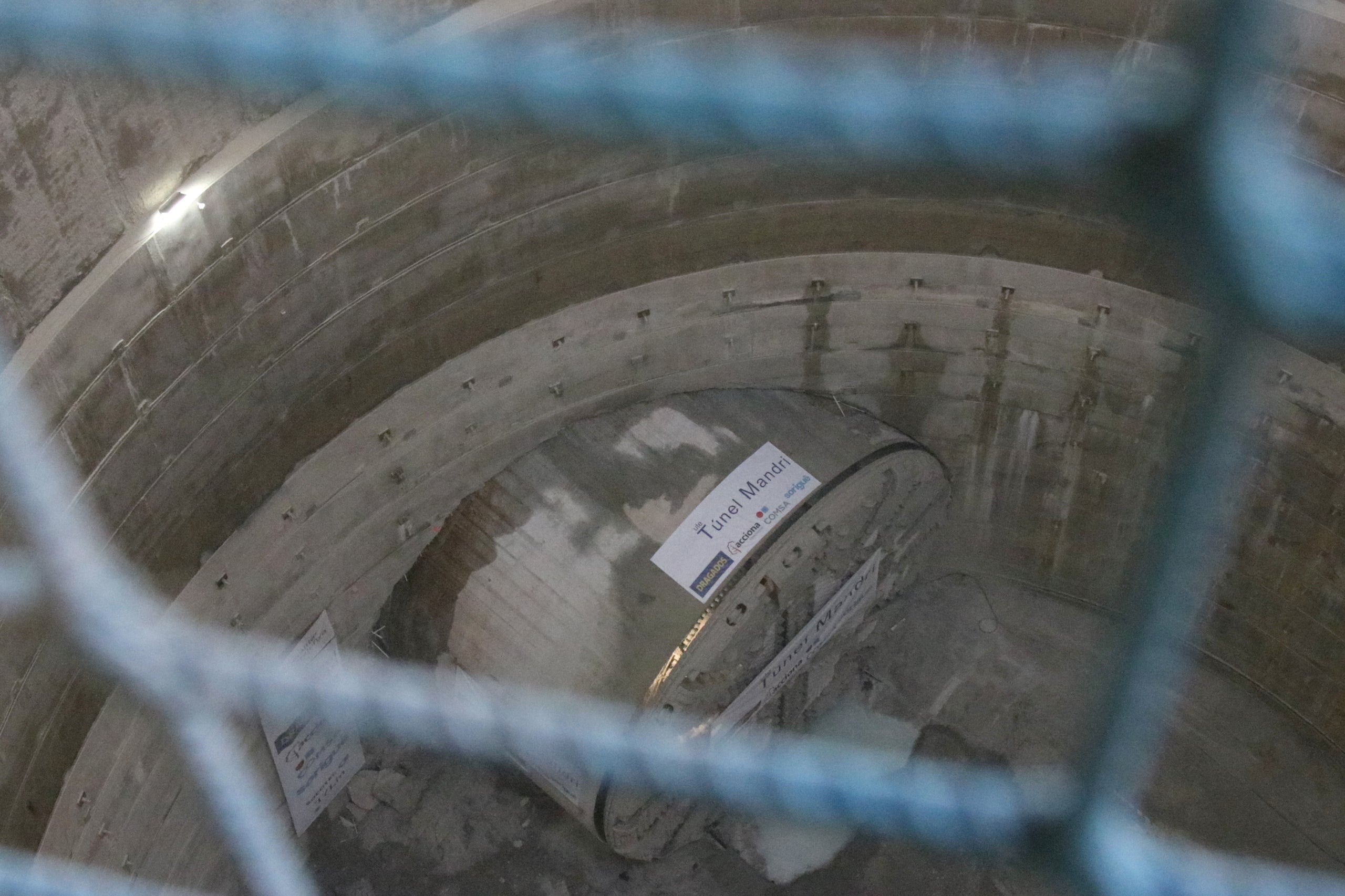 Imagen de la tuneladora de las obras de la línea L9 del metro / ACN