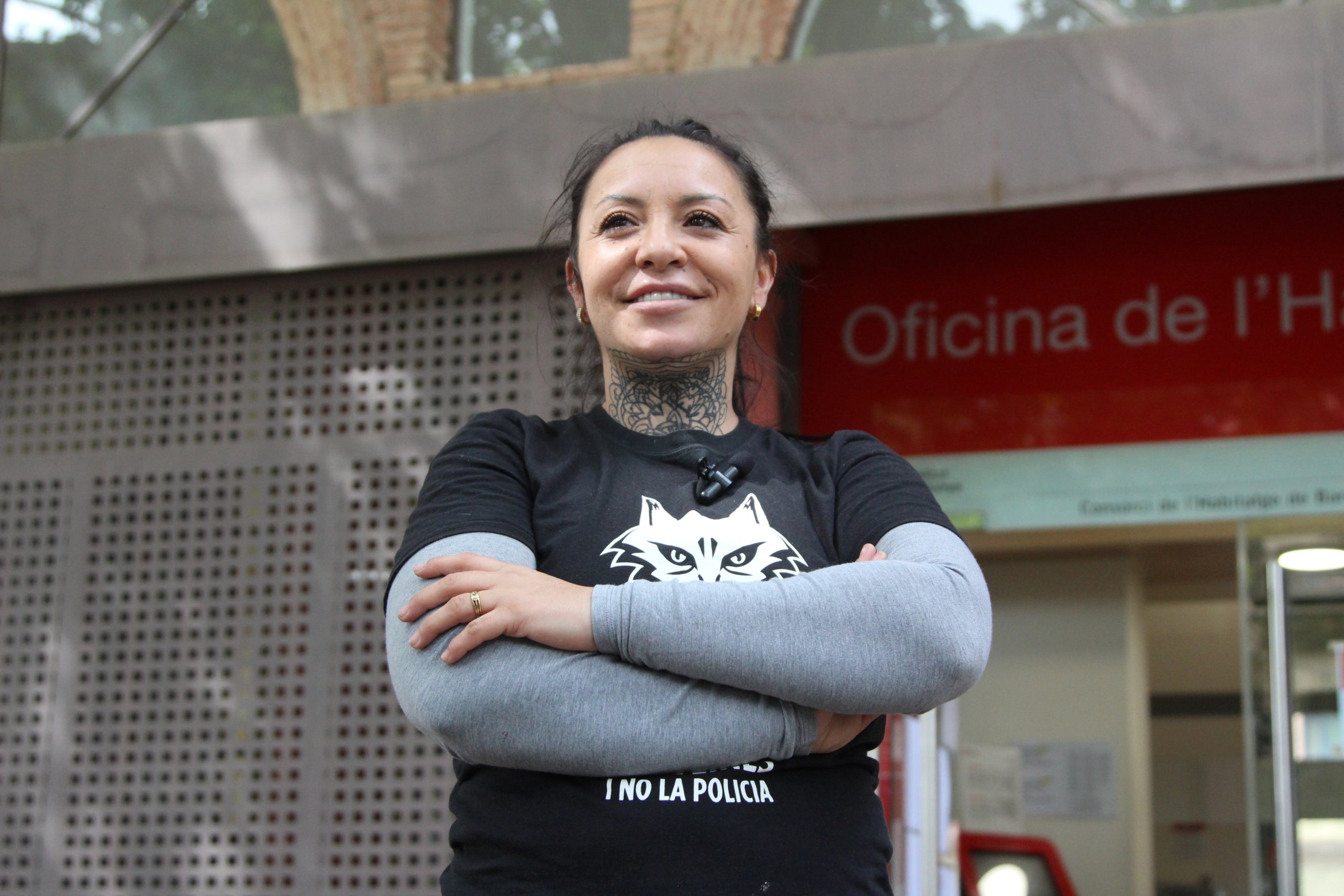 La Raquel Martínez, una veïna de Verdum que s'enfronta a un nou intent de desnonament després de patir violència masclista / A.R.