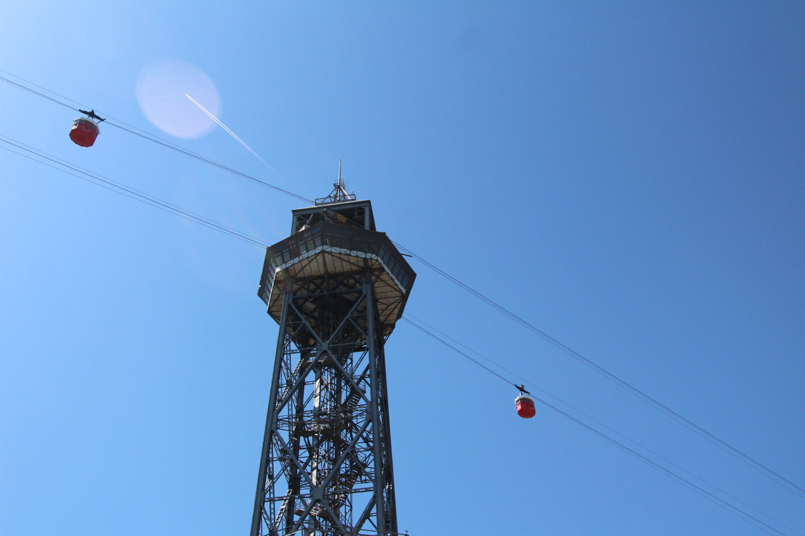 La Torre de Jaume I del telefèric del Port de Barcelona en una imatge d'arxiu / A.R.
