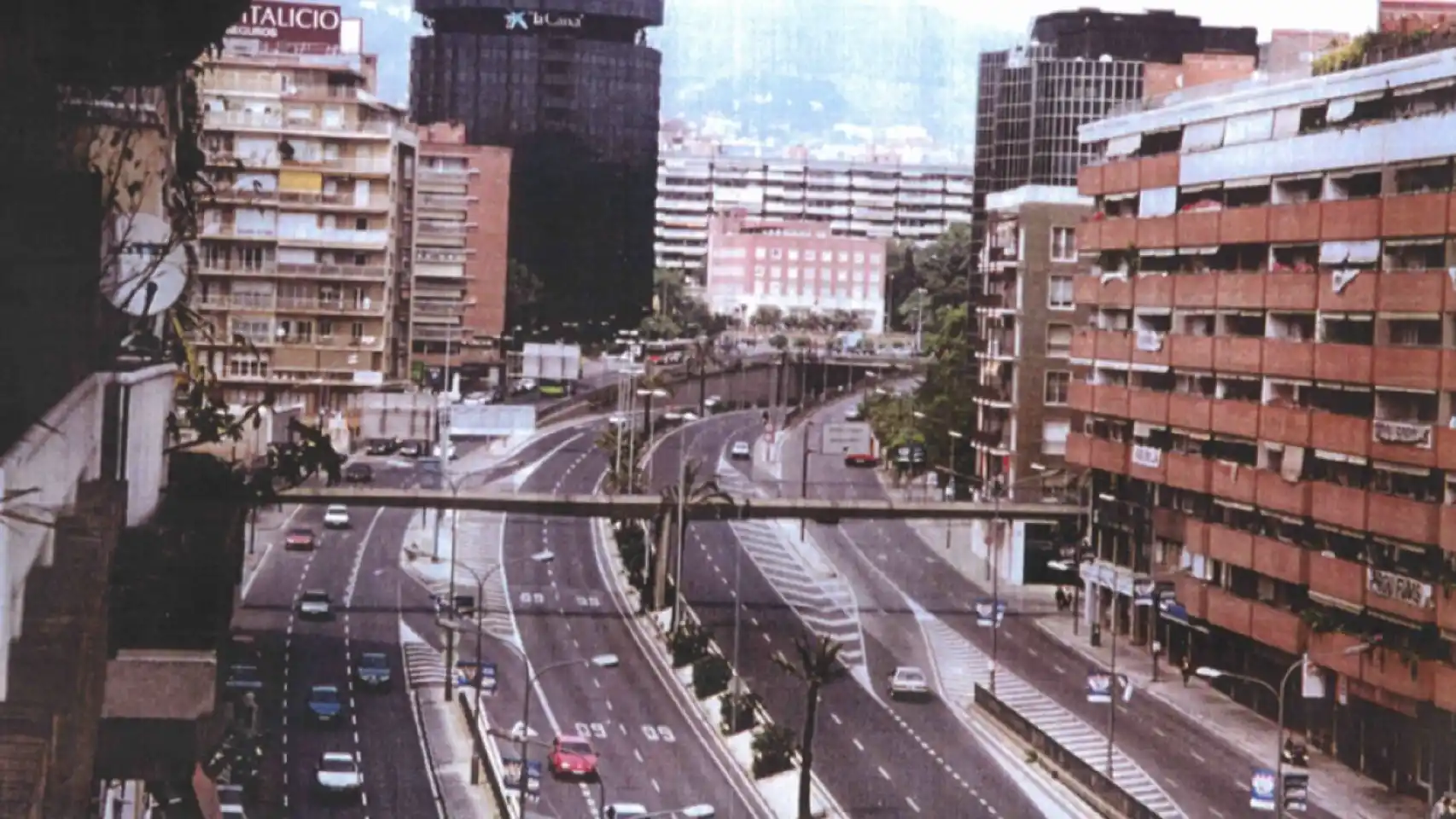 La ronda del Mig fotografiada als anys vuitanta / Cedida