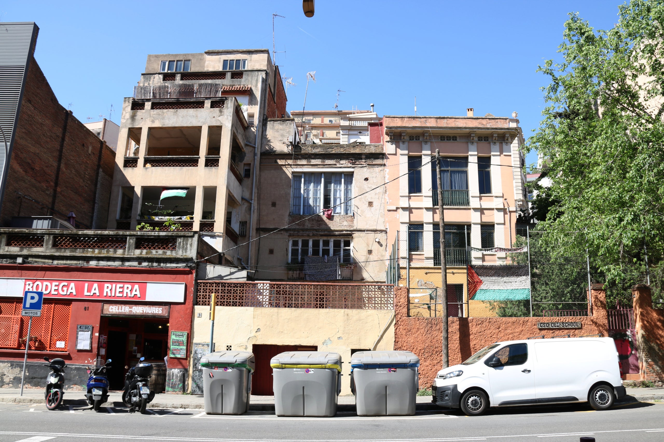 Finca de Vallcarca afectada pel procés de desnonament. | Norma Vidal (ACN)