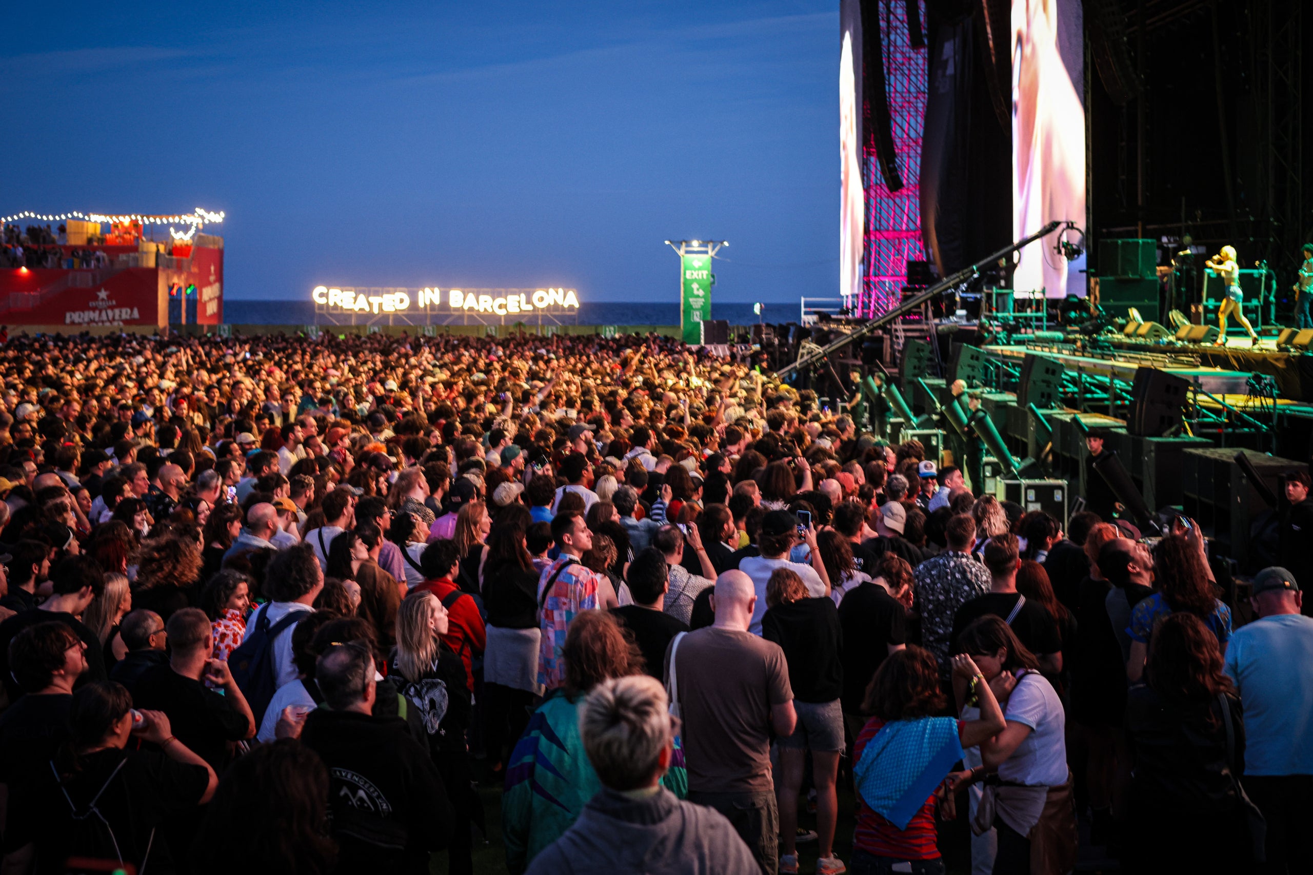 Panoràmica del públic en un concert del Primavera Sound del 2024 / ACN