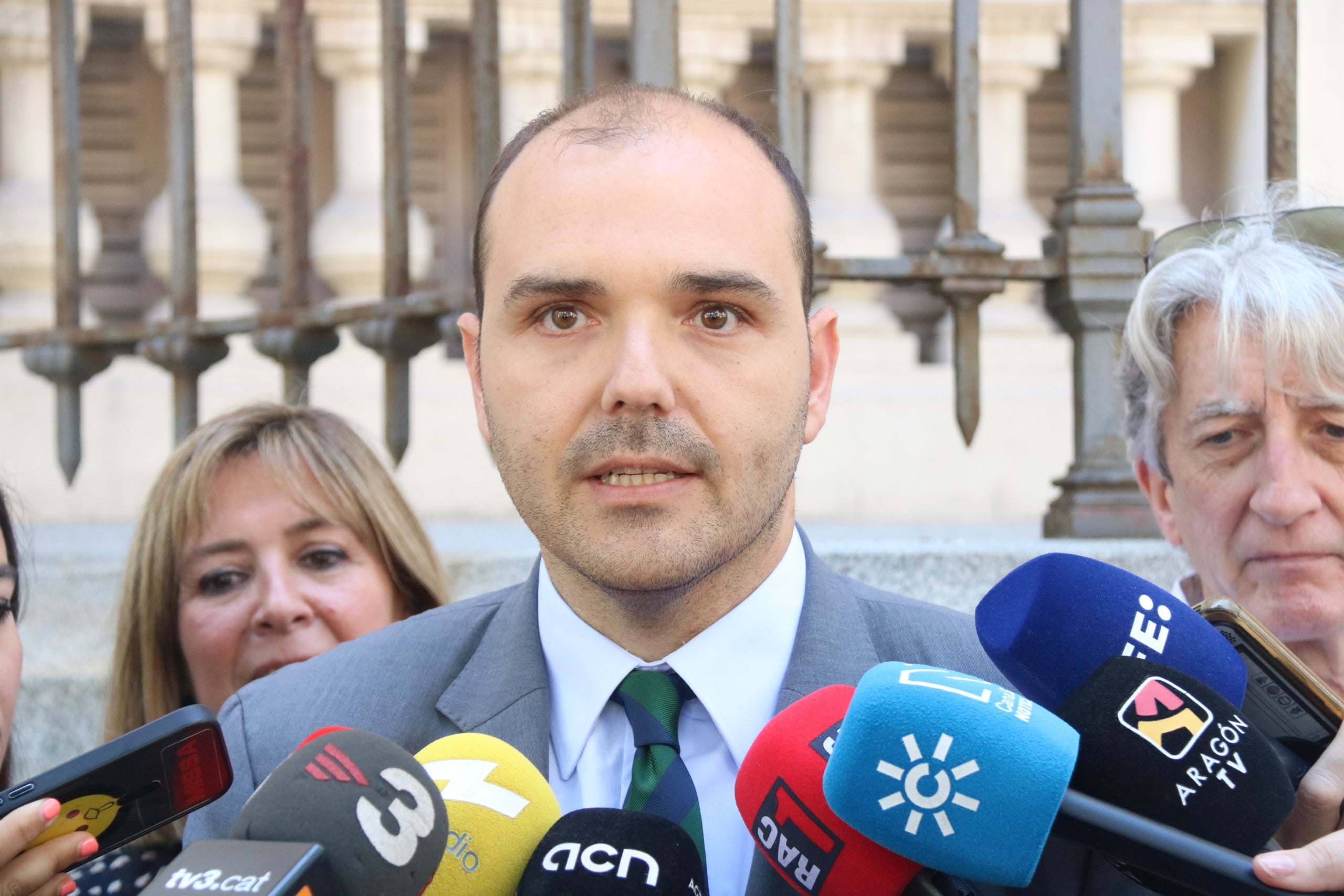 El conseller de la Presidència, Albert Dalmau, aquest dimecres a Madrid | Miquel Vera (ACN)