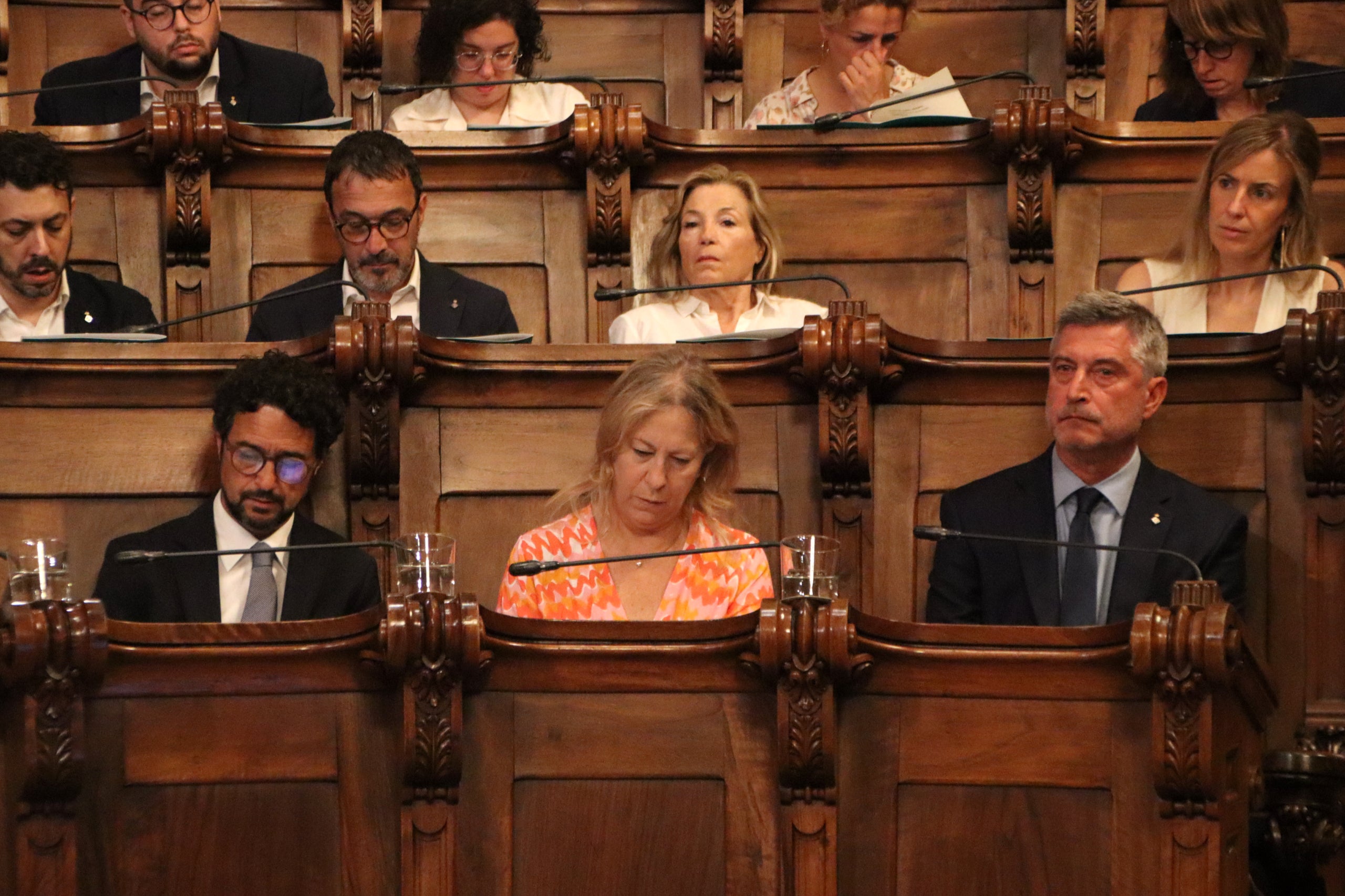 Els regidors de Junts per Barcelona, al plenari
| Blanca Blay, ACN 
