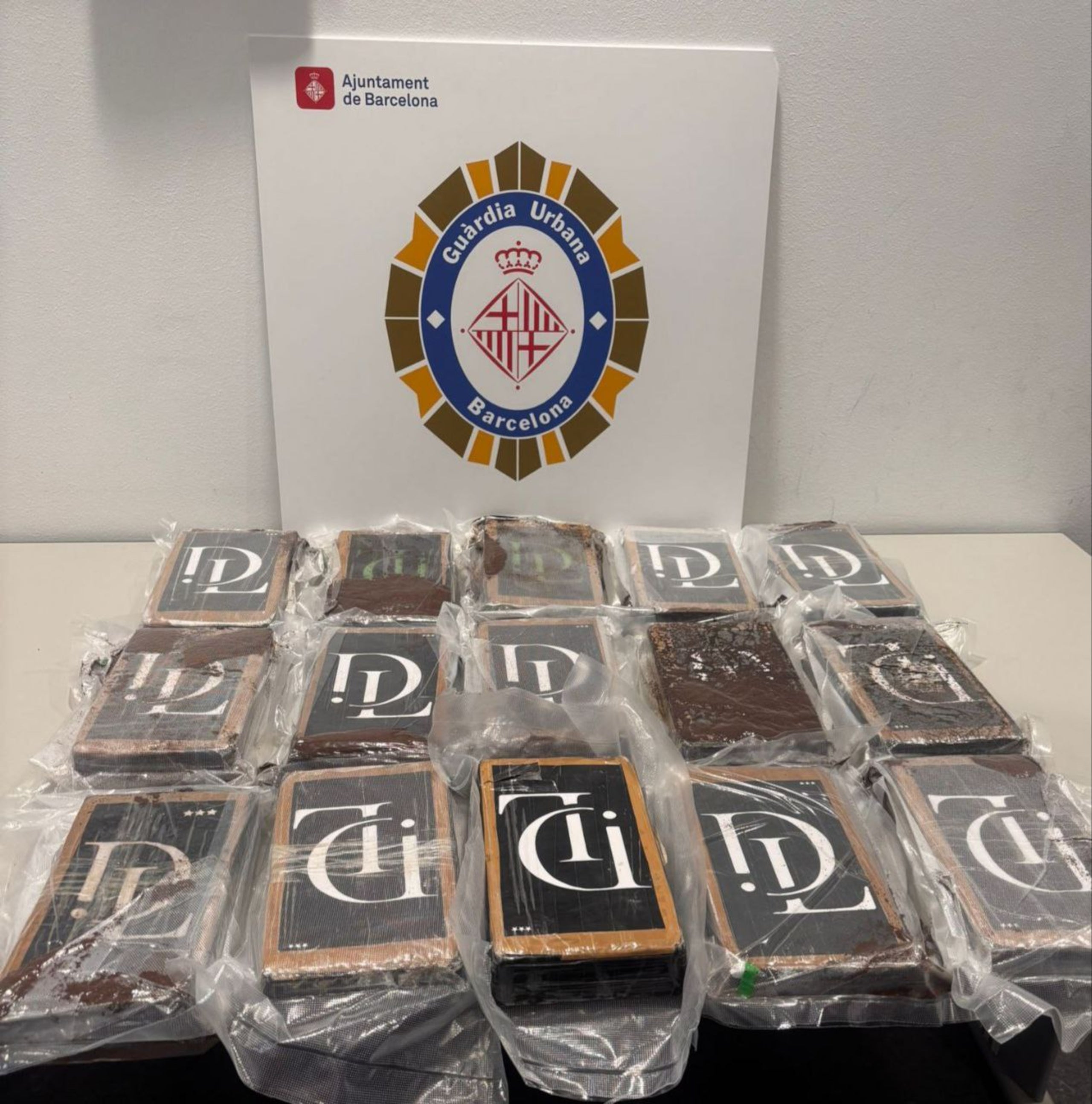 Cocaïna intervinguda per la Guàrdia Urbana de Barcelona / Guàrdia Urbana de Barcelona