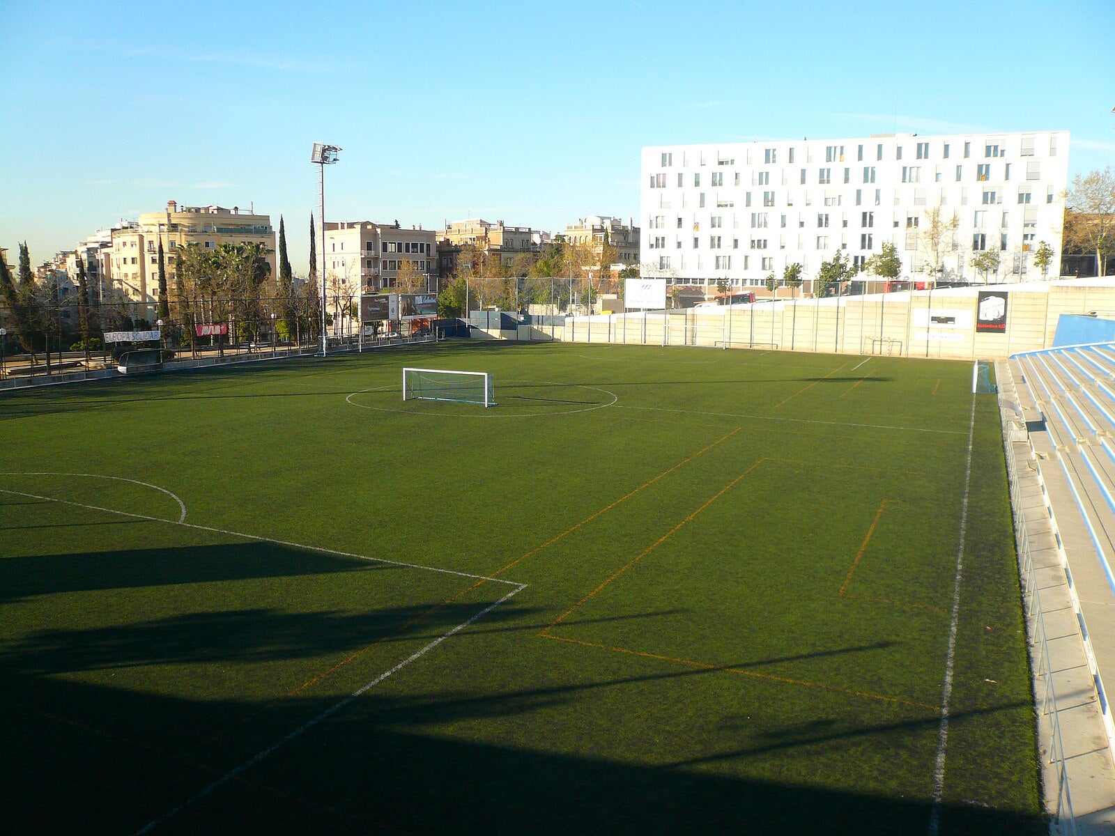 El camp de l'Àliga, a Gràcia / Viquipèdia-Pere López