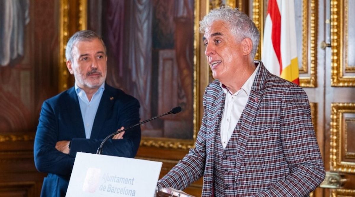 José Antonio Donaire, amb l'alcalde Jaume Collboni / Ajuntament de Barcelona