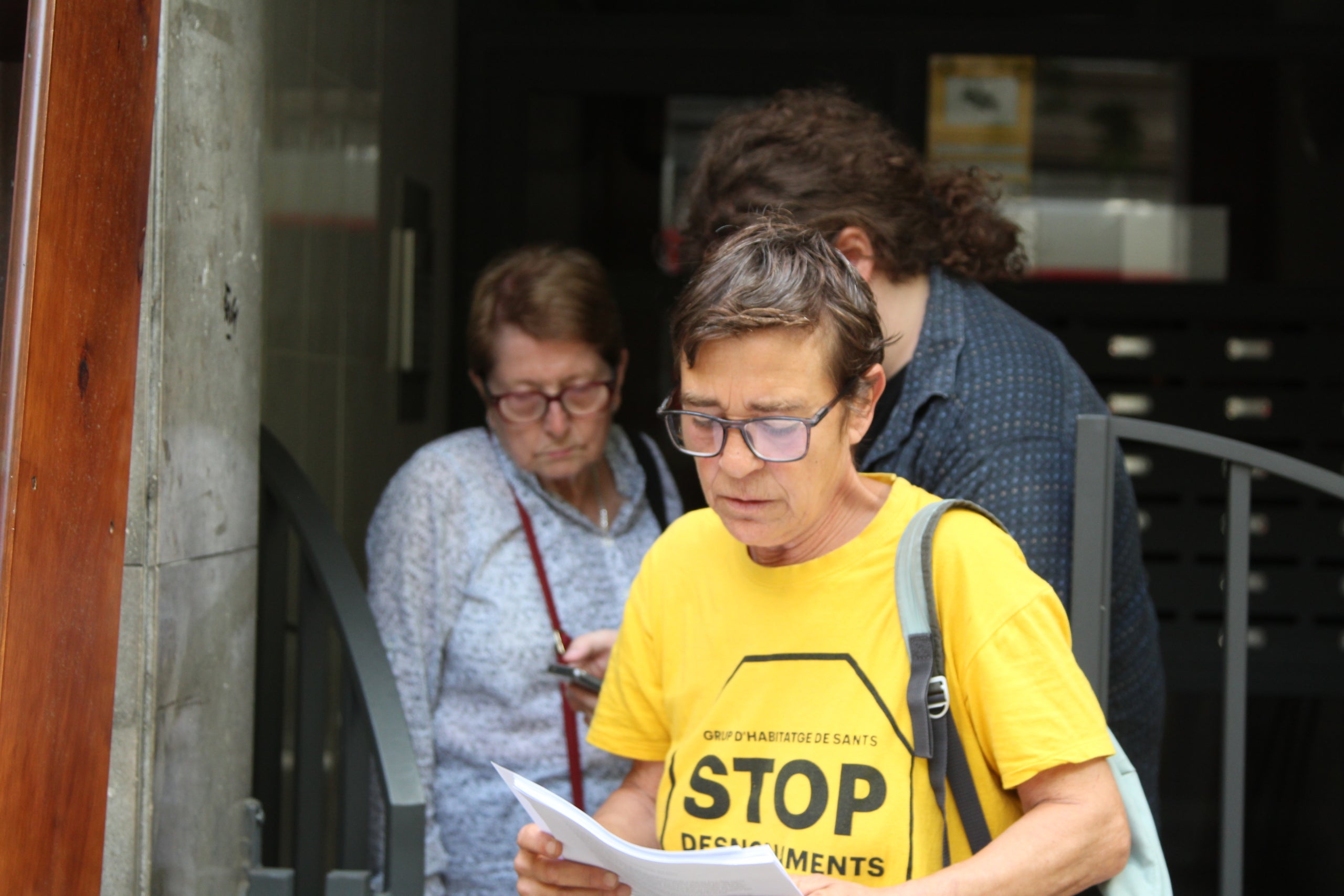 La Josefa Viu, Pepi, haurà de marxar del pis de Sants on ha viscut l'última dècada sense comptar amb una alternativa al seu abast / A.R.