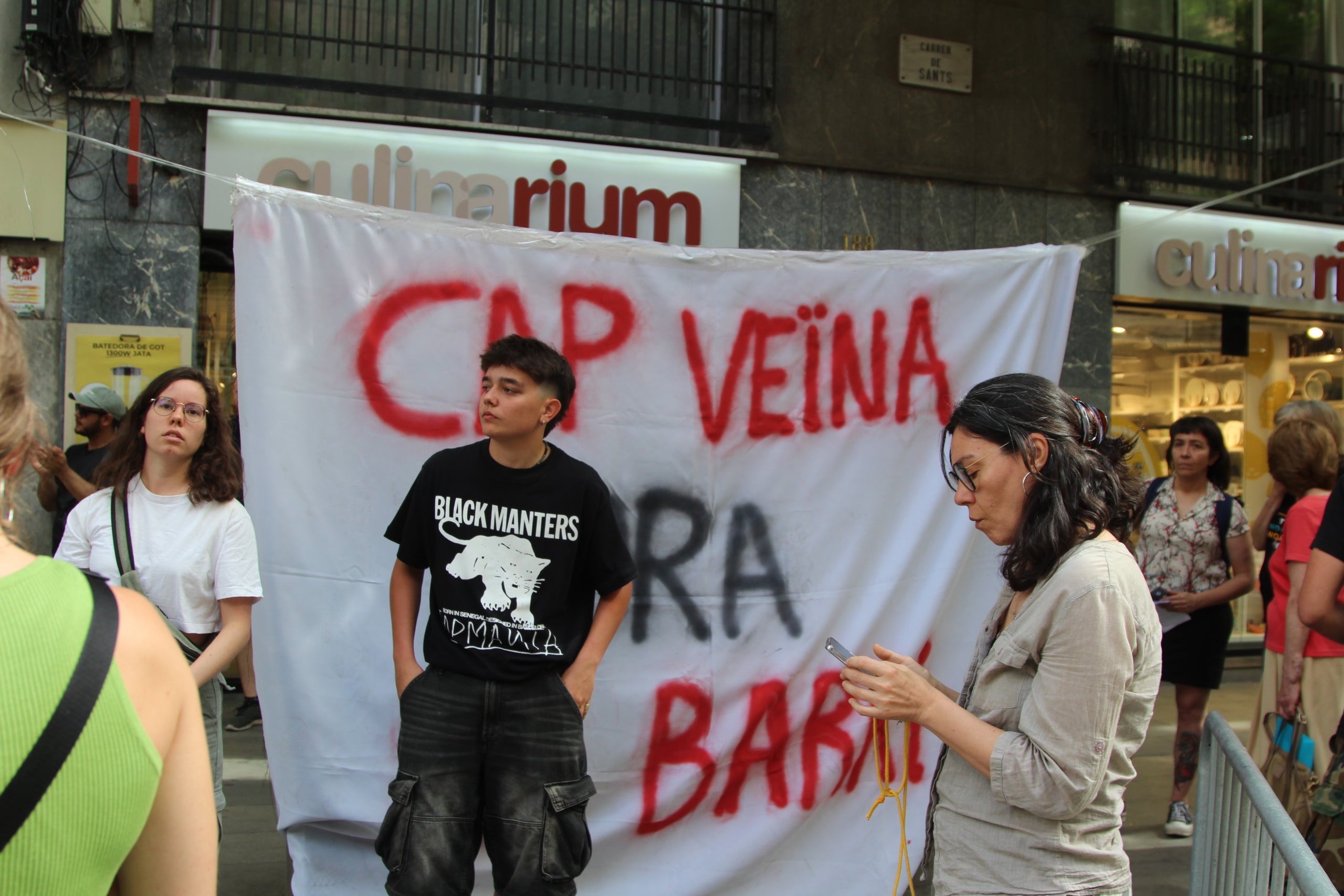 La Josefa Viu, Pepi, haurà de marxar del pis de Sants on ha viscut l'última dècada sense comptar amb una alternativa al seu abast / A.R.