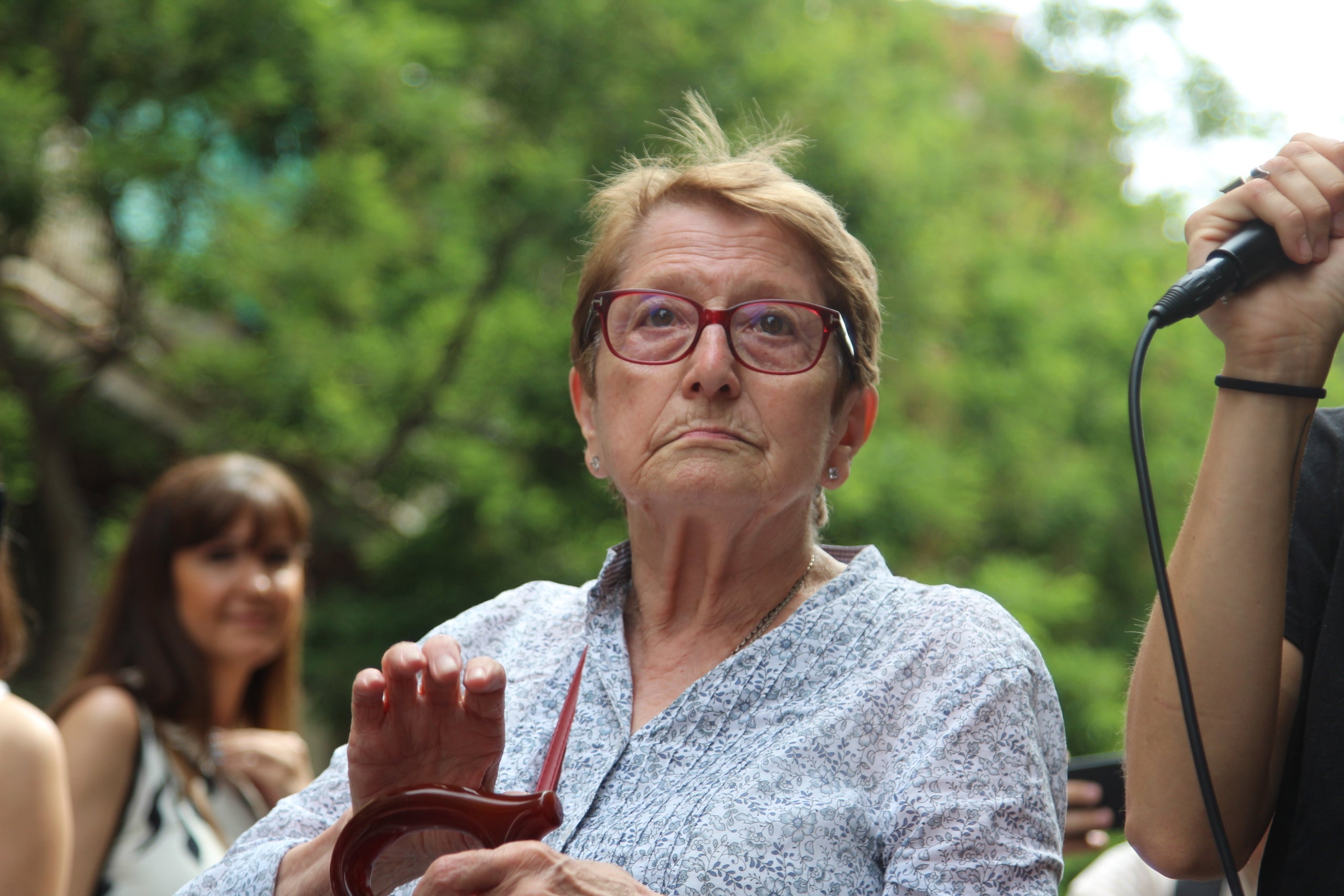 La Josefa Viu, Pepi, haurà de marxar del pis de Sants on ha viscut l'última dècada sense comptar amb una alternativa al seu abast / A.R.