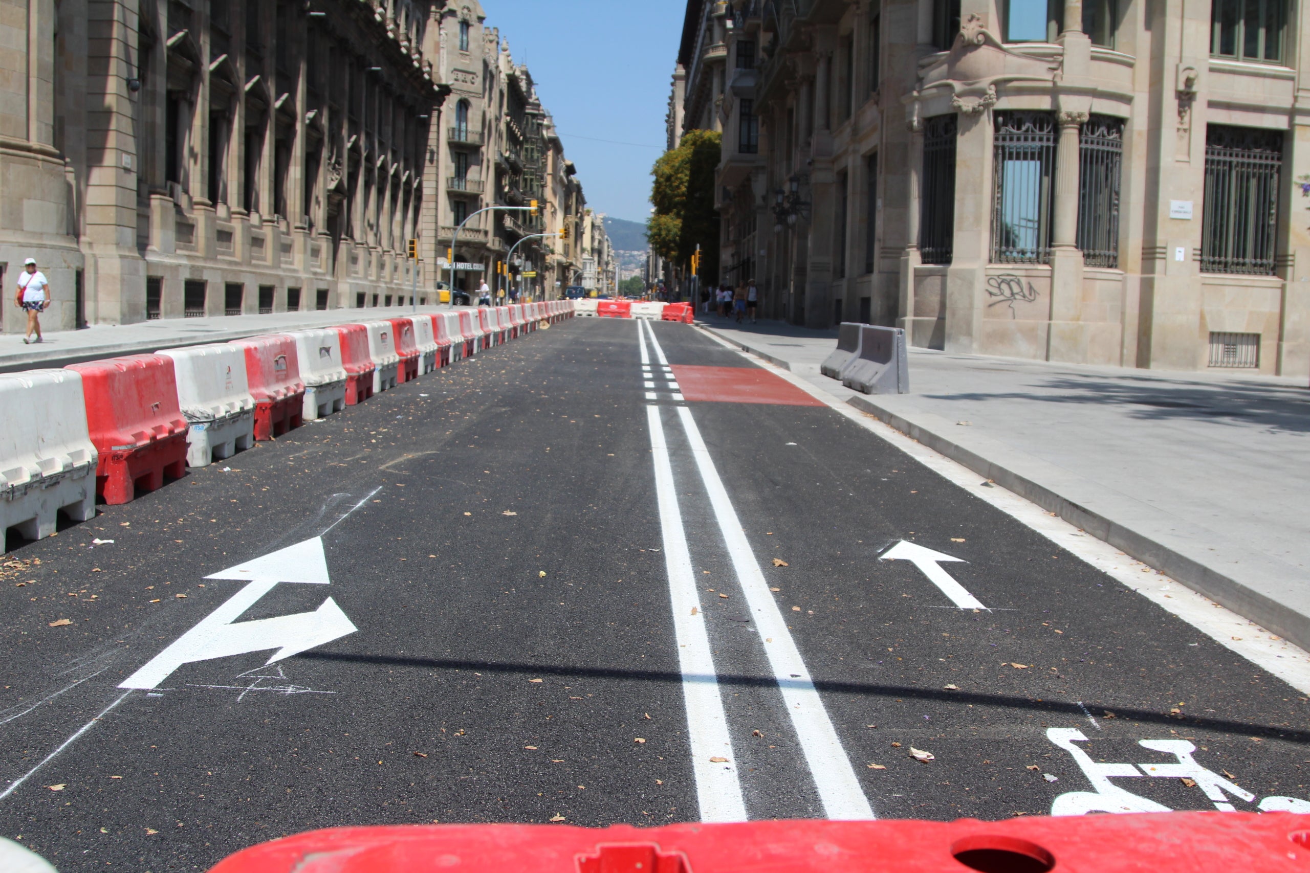 La nova Via Laietana s'estrenarà el pròxim 29 de juny després de més de tres anys d'obres de reurbanització / A.R.