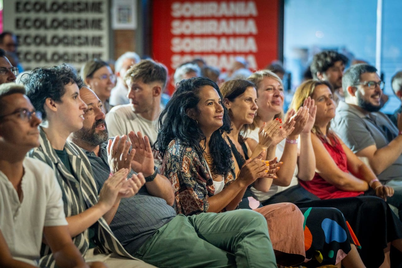 Membres i regidors de BComú en el congrés d'aquest dissabte / BComú 