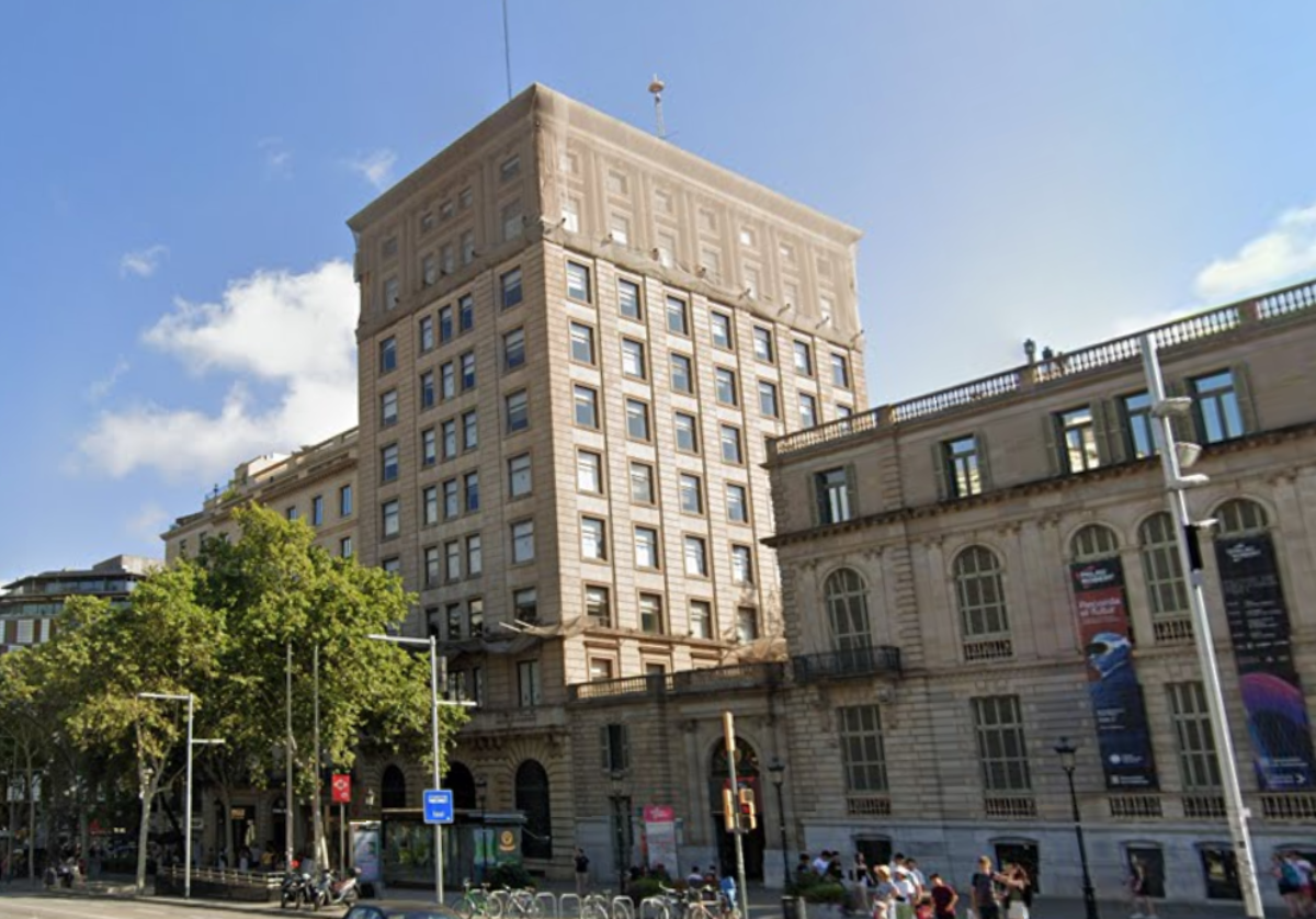 La façana de la Torre Muñoz, al passeig de Gràcia / Generalitat