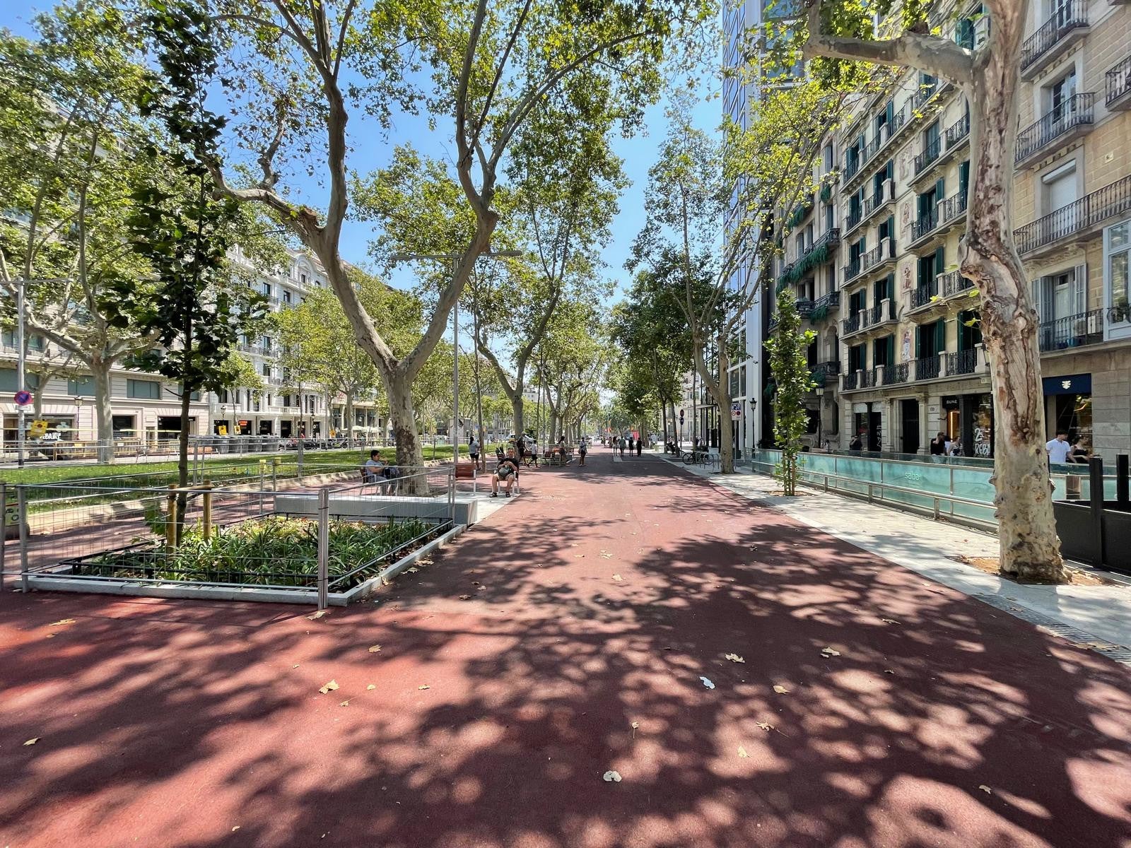 Els Jardinets de Gràcia després de les obres per pacificar la plaça / Ajuntament de Barcelona
