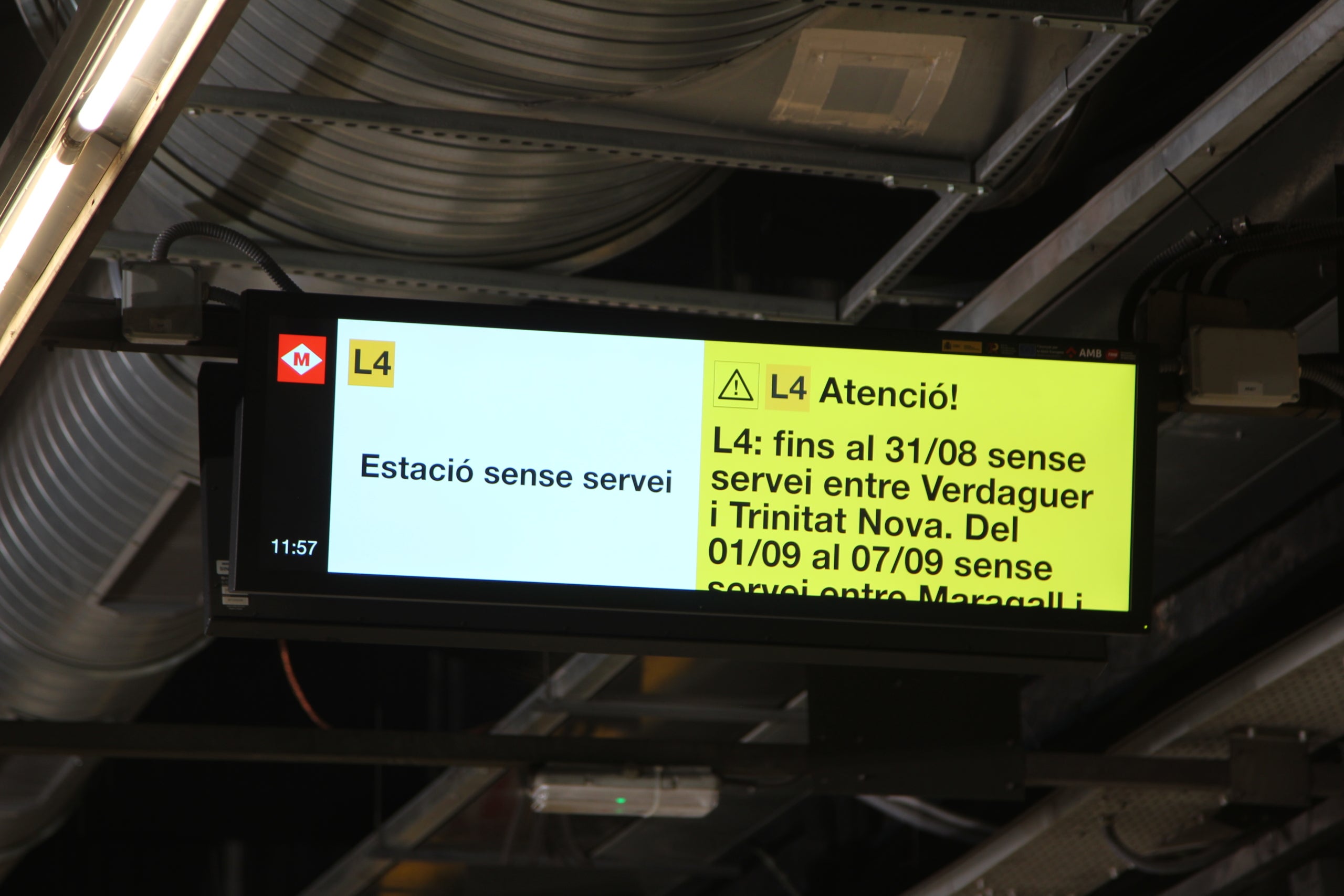 Les obres a la línia L4 del metro encaren la recta final / A.R.