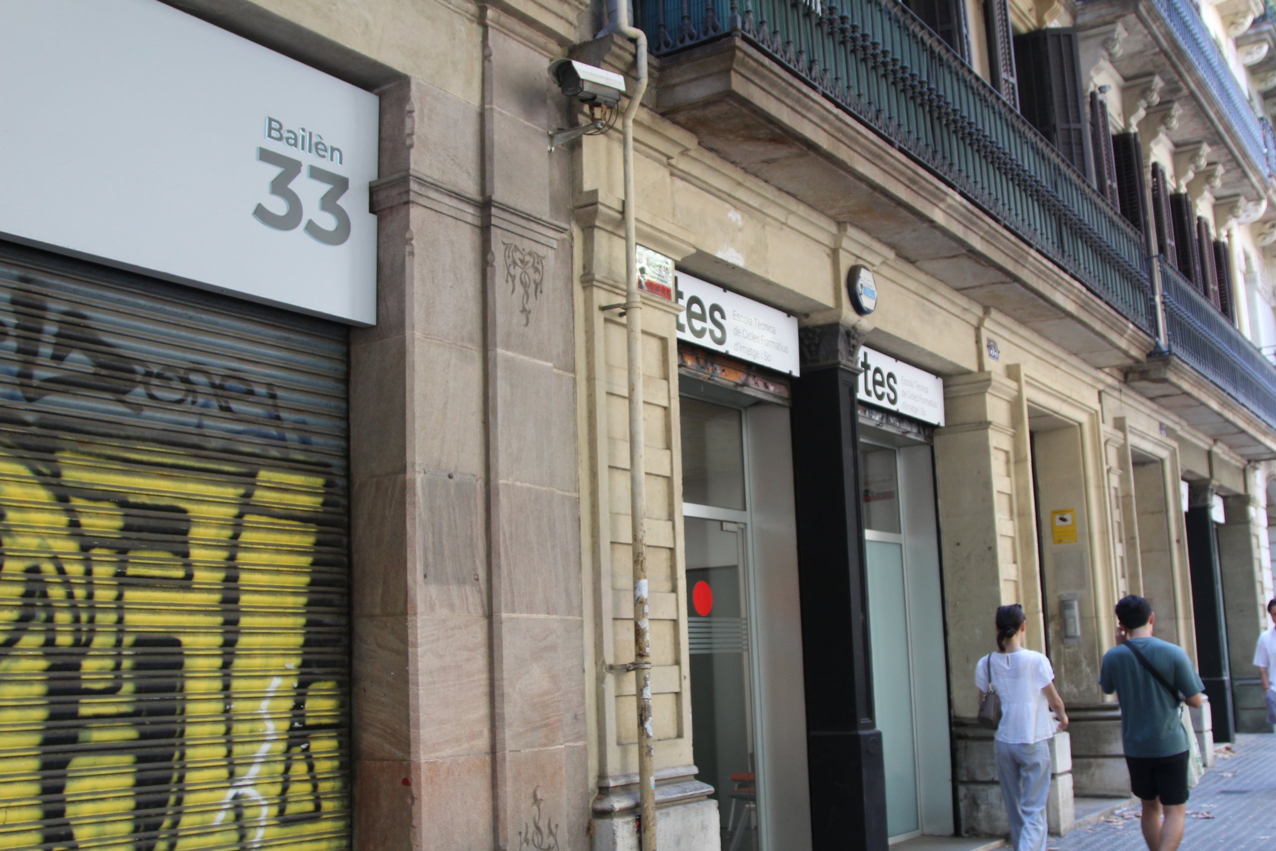 Uno de los espacios del centro de audiovisuales ITES en la calle de Bailèn del Eixample de Barcelona / TOT Barcelona