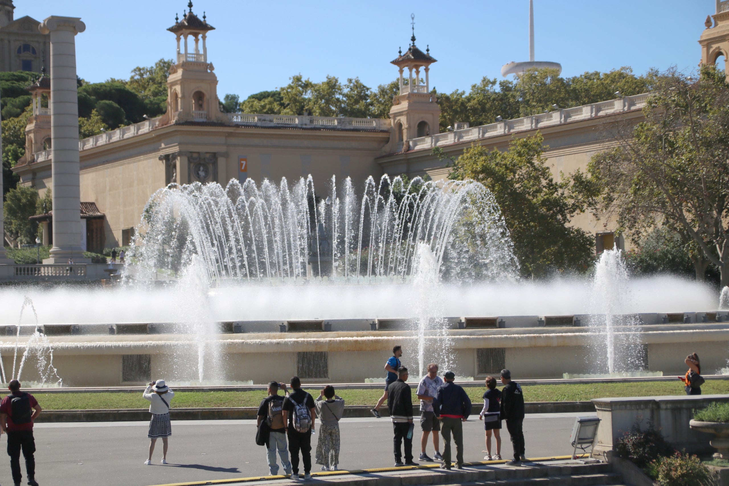 Aigua a la Font Màgica de Montjuïc, el dia de la Mercè / ACN-Bernat Vilaró