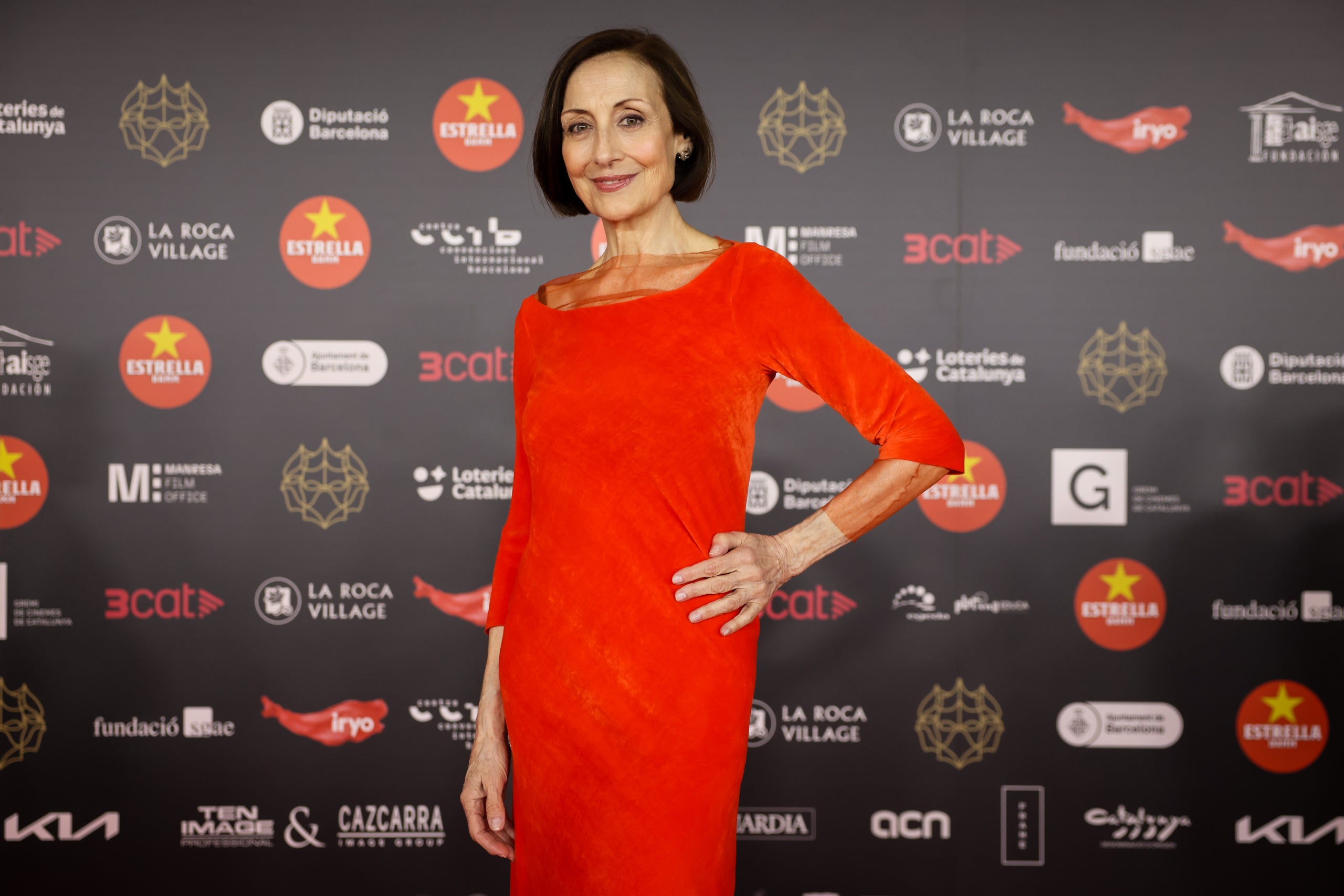 Carme Elias, a la catifa dels Premis Gaudí, el 2024 / ACN-Jordi Borràs