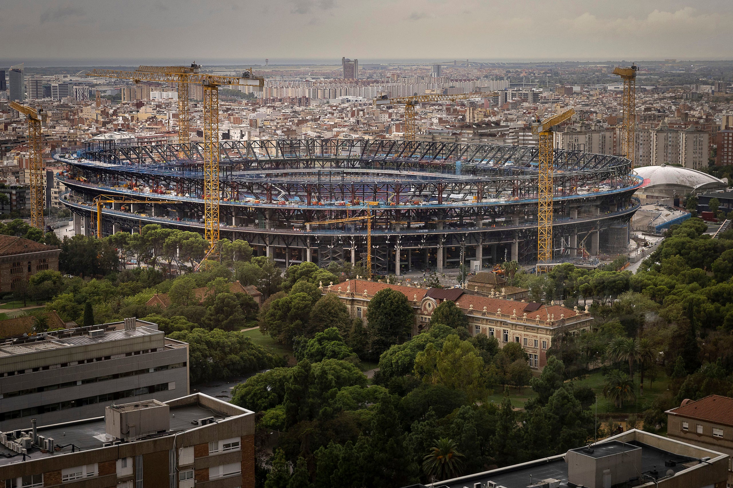 Imatge del Camp Nou en obres | Jordi Play