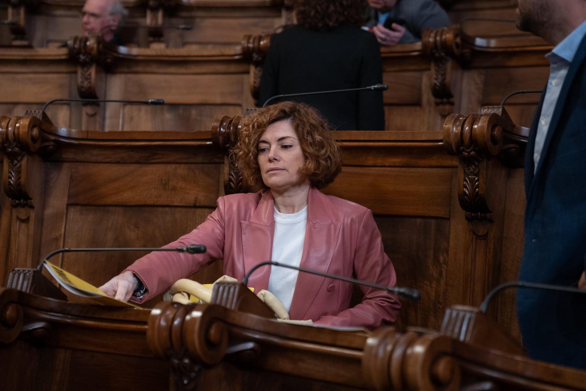 La líder d'ERC a Barcelona, Elisenda Alamany, en una imatge d'arxiu / David Zorrakino (Europa Press)