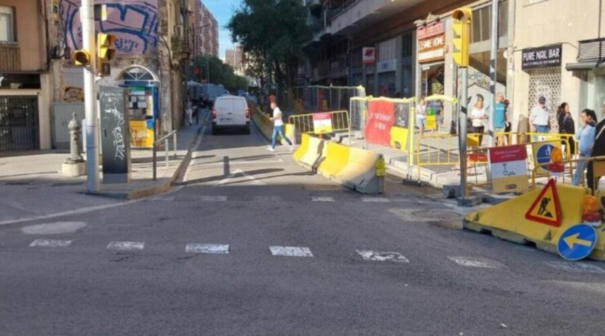 Les obres al carrer de la Constitució / Ajuntament de Barcelona