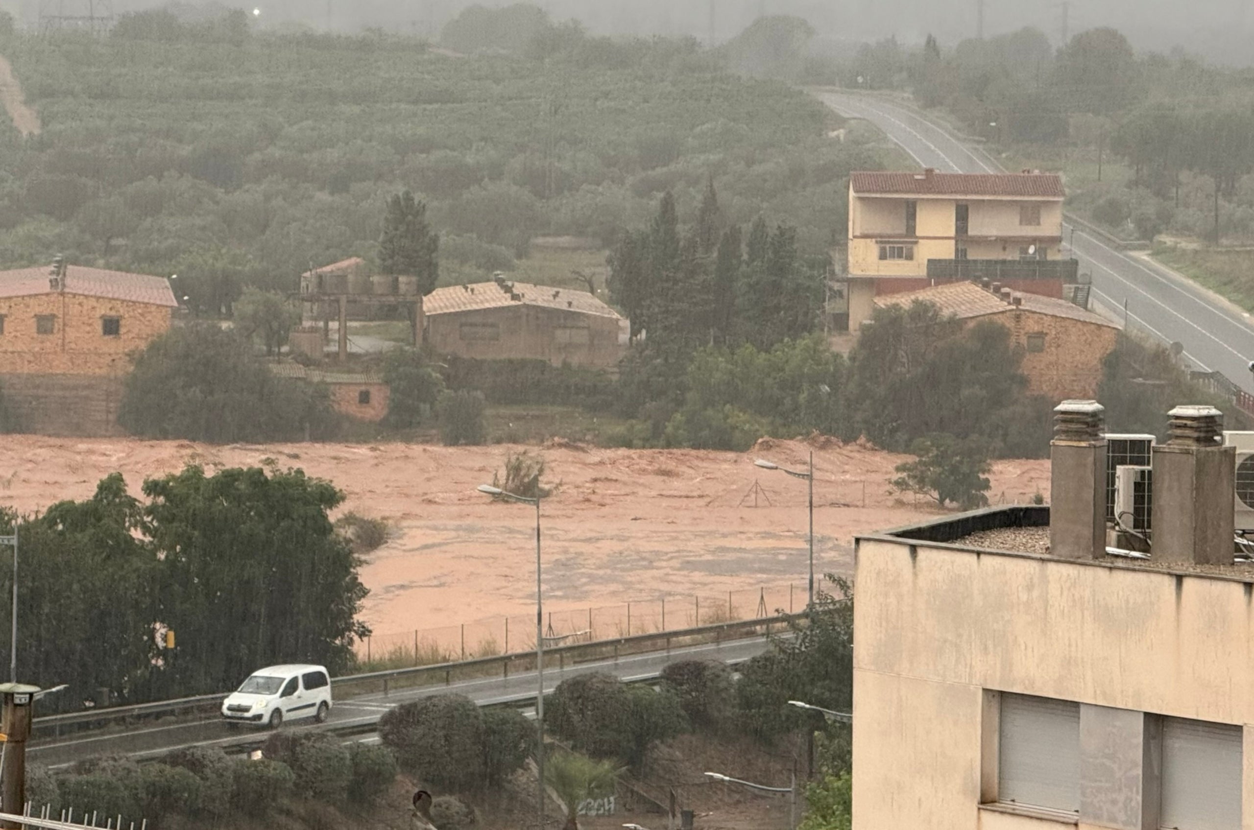 Los estragos de las lluvias en Ulldecona, en el Montsià / ACN