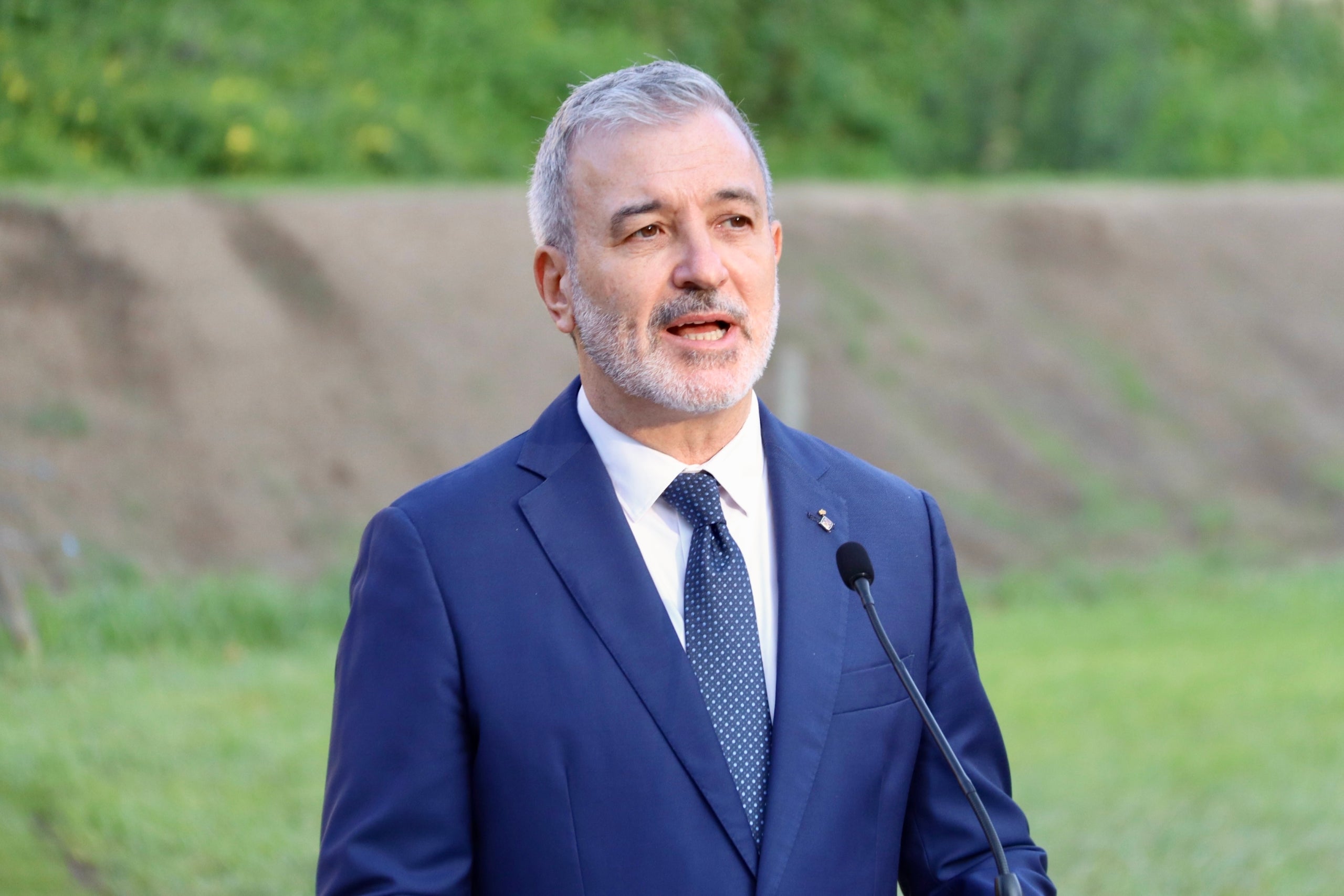 Collboni parla a L'alcalde ha participat a l'ofrena institucional a la tomba de Lluís Companys afusellat fa 85 anys / ACN