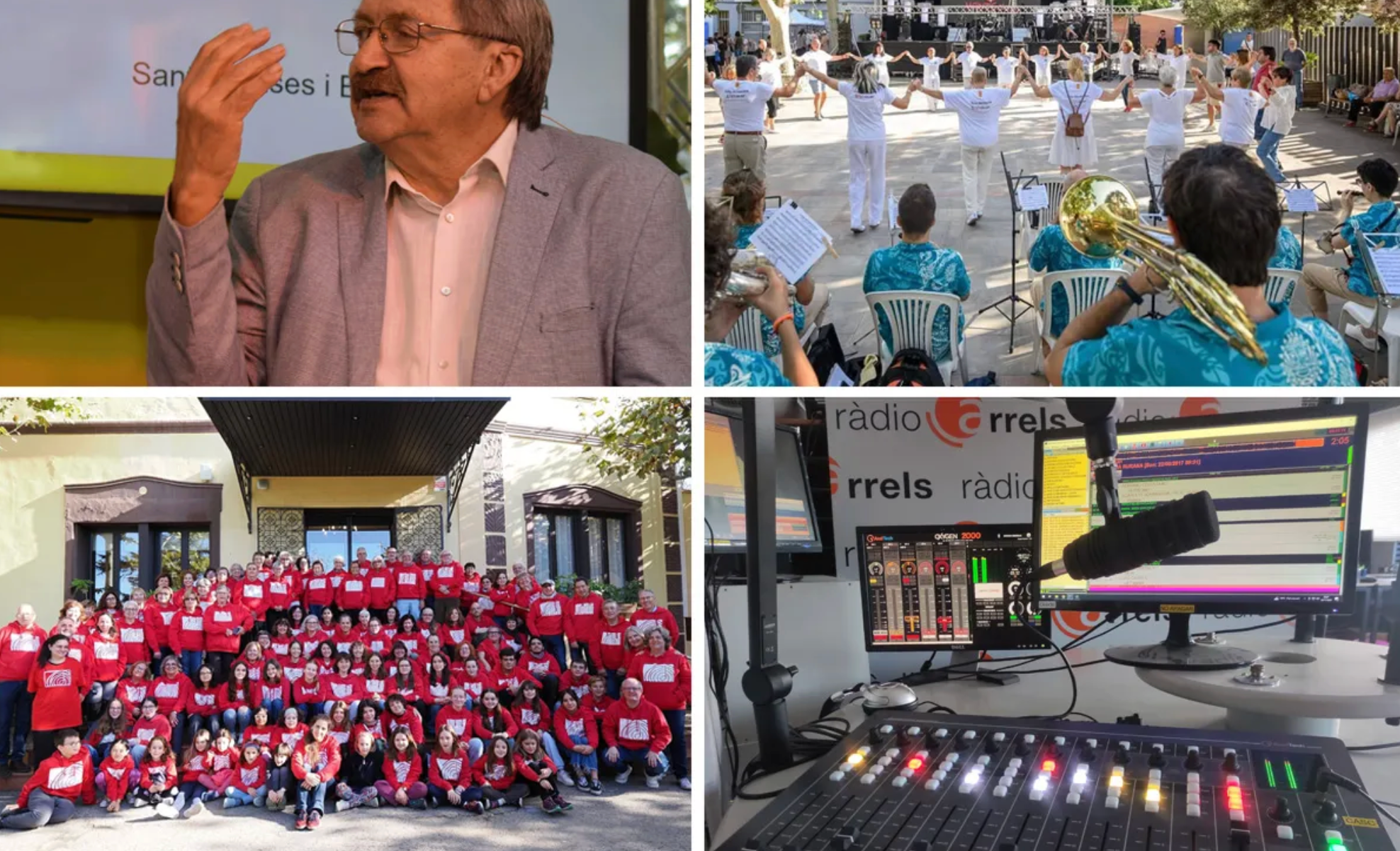 Guanyadors dels VIII Premis Antoni Carné: Josep Santesmases, Alzinar de Masquefa, Coral Sant Medir i Ràdio Arrels.
