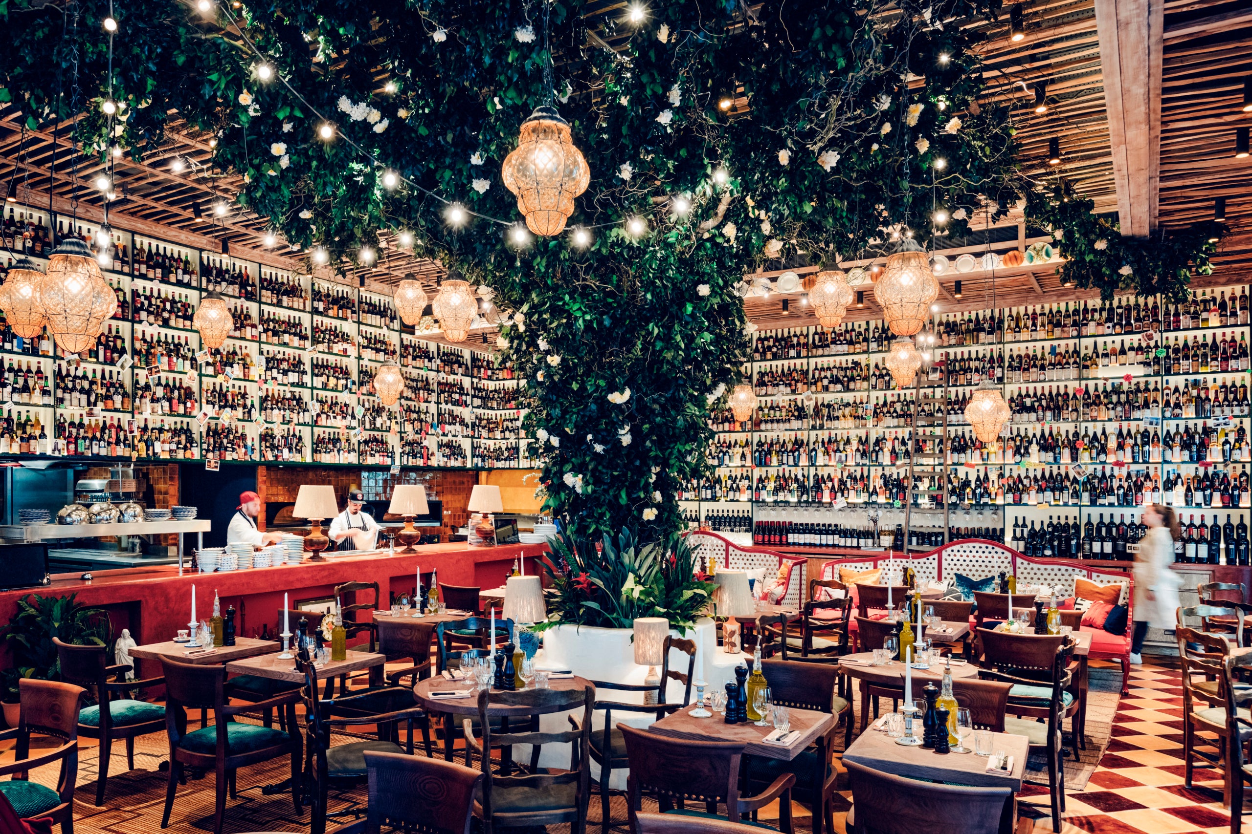 Interior del restaurante Circolo Popolare, en el antiguo Citrus del paseo de Gràcia / Big Mamma