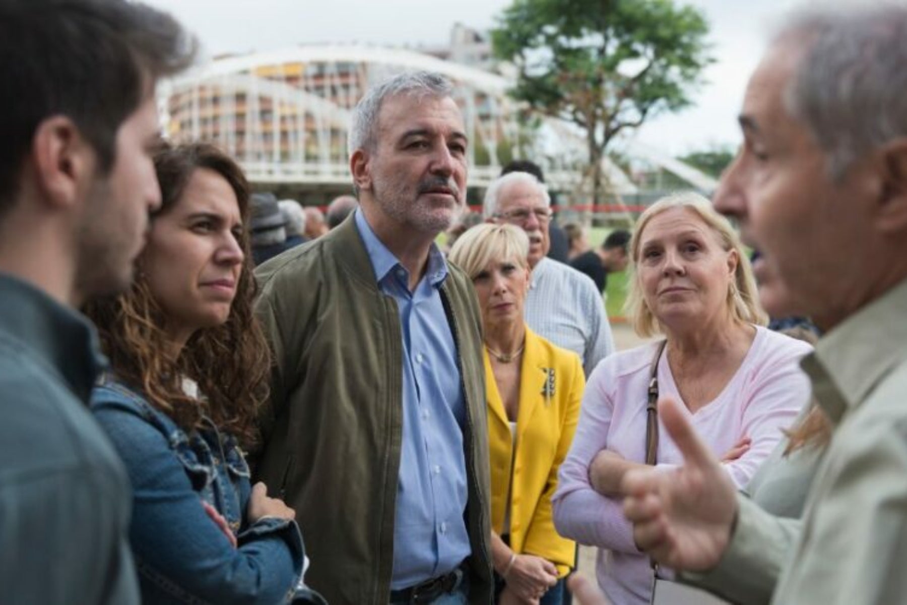 Jaume Collboni, durant la inauguració de l'espai / Ajuntament