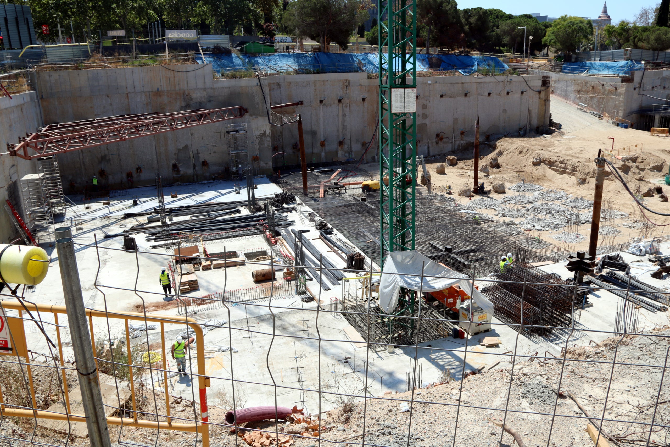 Obras en pleno verano en el Mercado del Peix de la Ciutadella / ACN