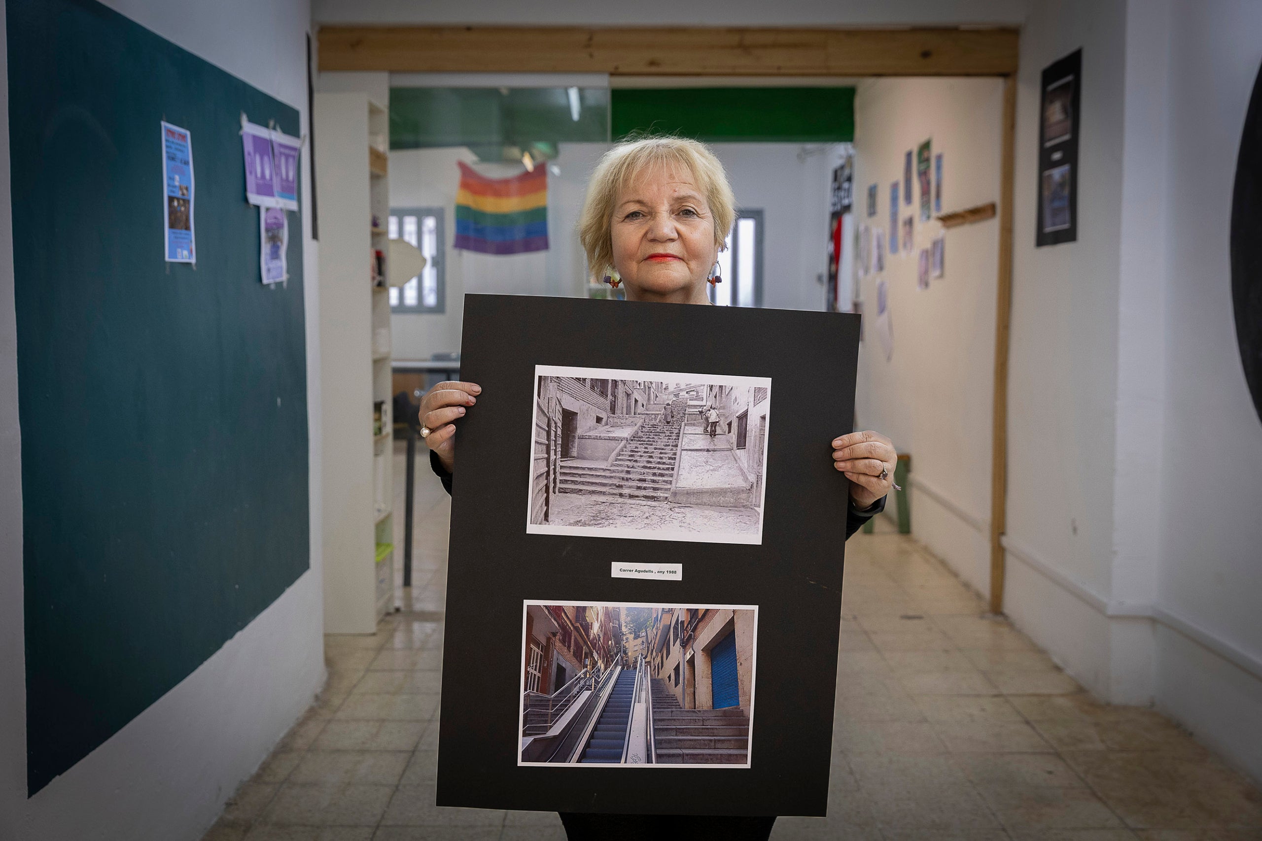 Montse Montero, de l'AVV del Carmel, que es dissol després de 53 anys | Fotos de Jordi Play
