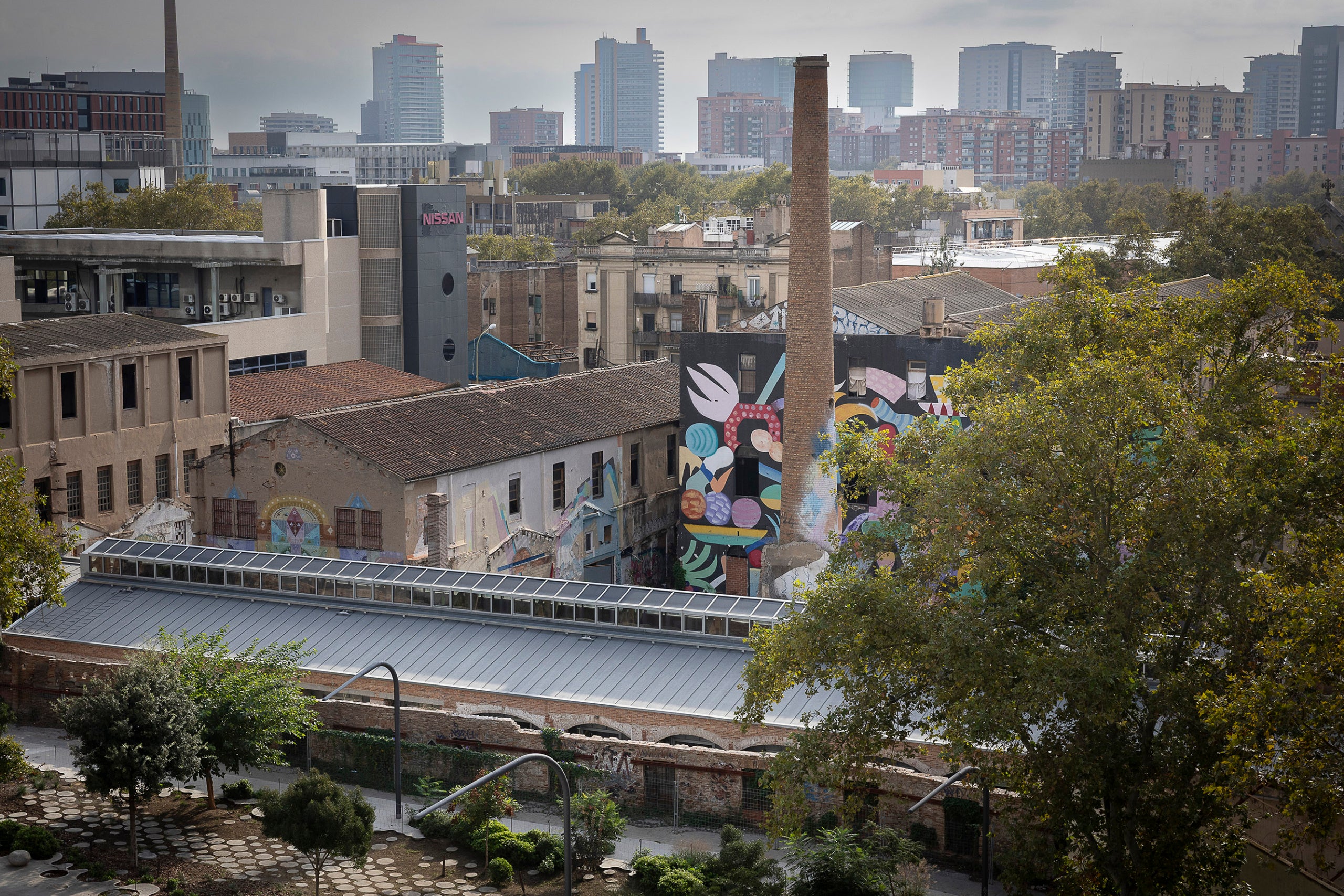 Antiga fàbrica tèxtil L'Escocesa, al barri del Poblenou.
03.10.2025, Barcelona

foto: Jordi Play