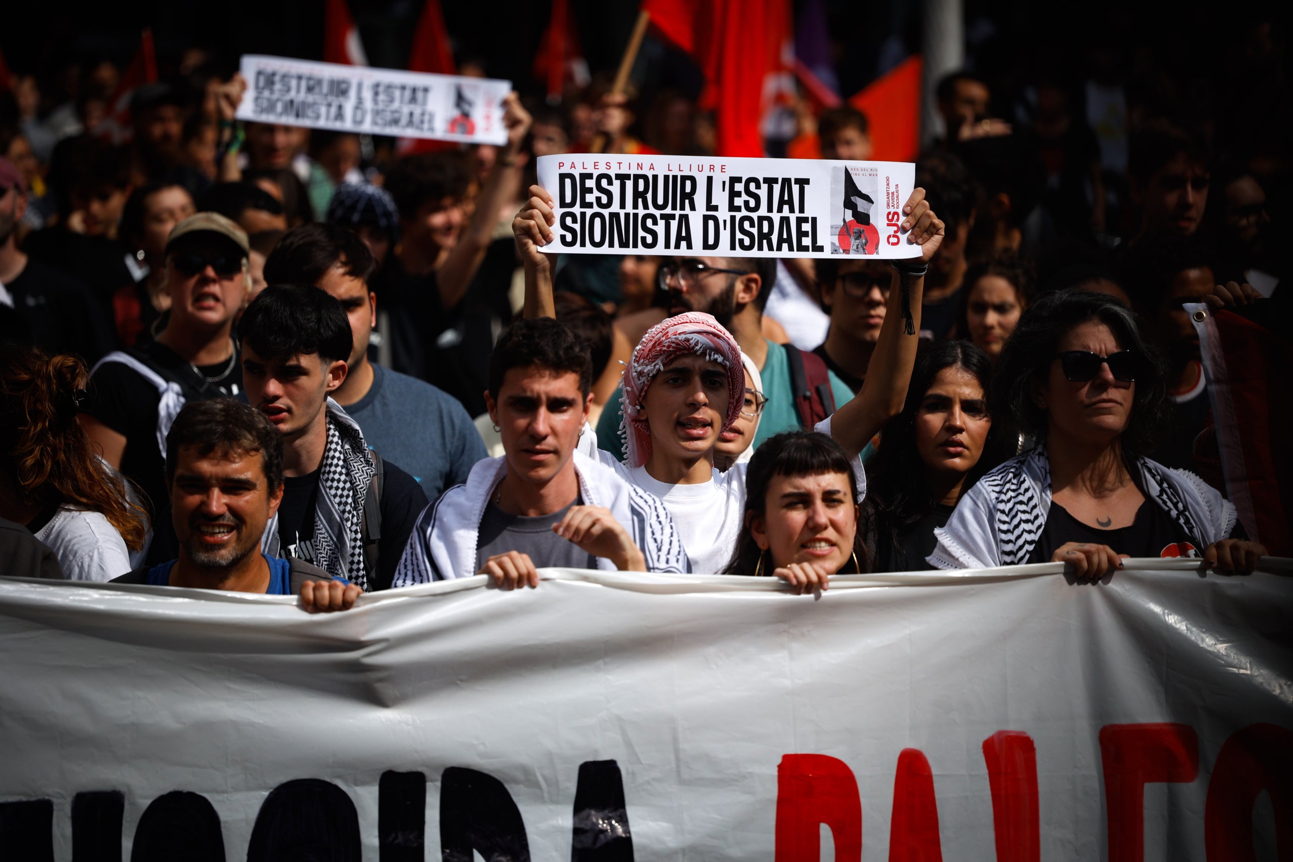 Segunda manifestación consecutiva de estudiantes tras el asalto a la flotilla / Kike Rincón (Europa press)