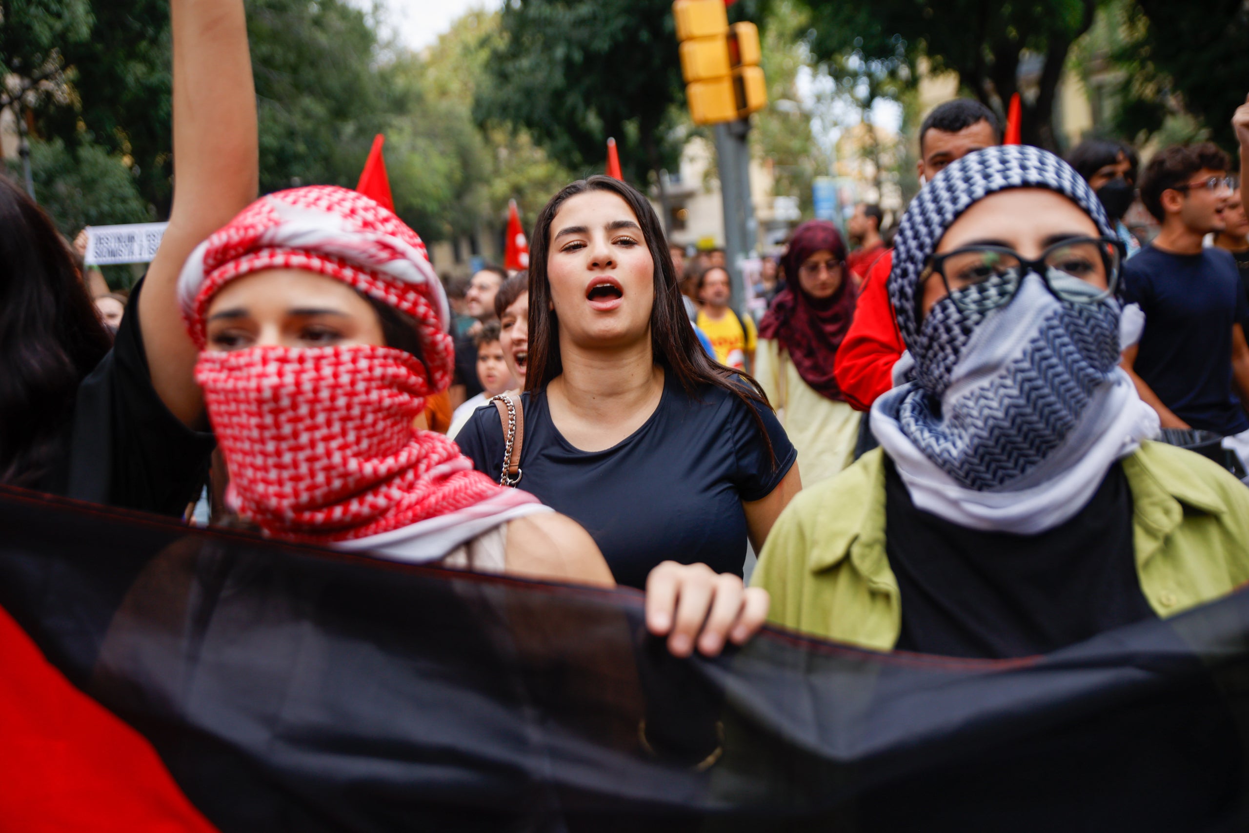 Segunda manifestación consecutiva de estudiantes tras el asalto a la flotilla / Kike Rincón (Europa press)